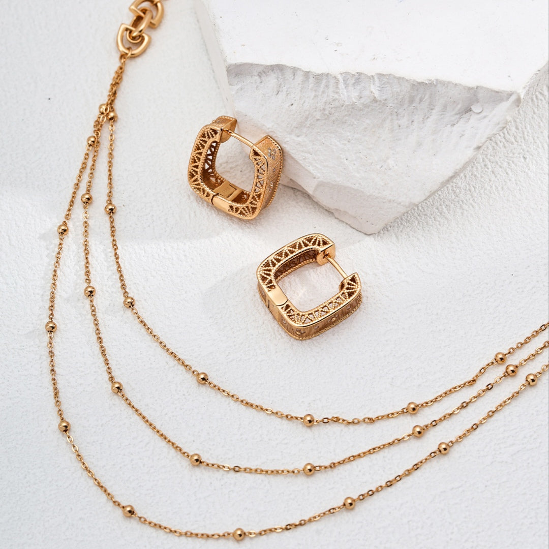 18K Gold Plated Sterling Silver Jewelry