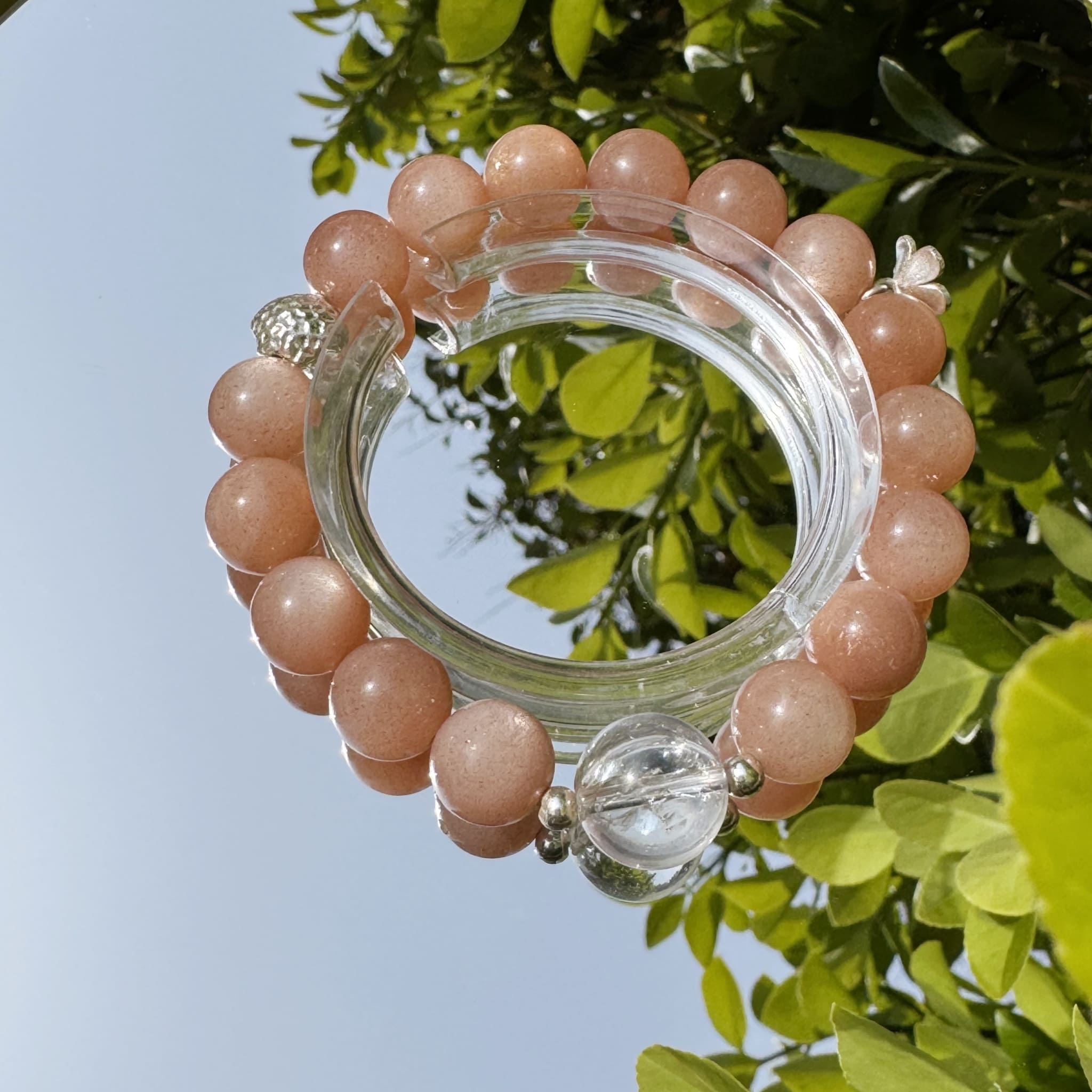 Orange Moonstone Bracelet