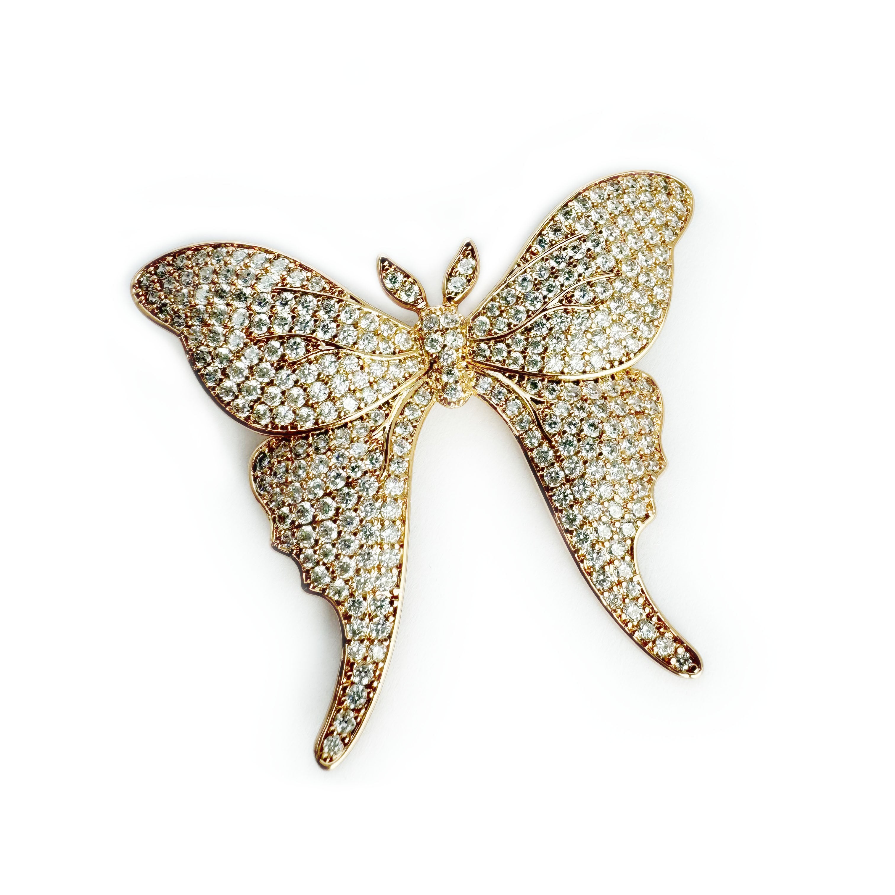 Starlit Butterfly Brooch