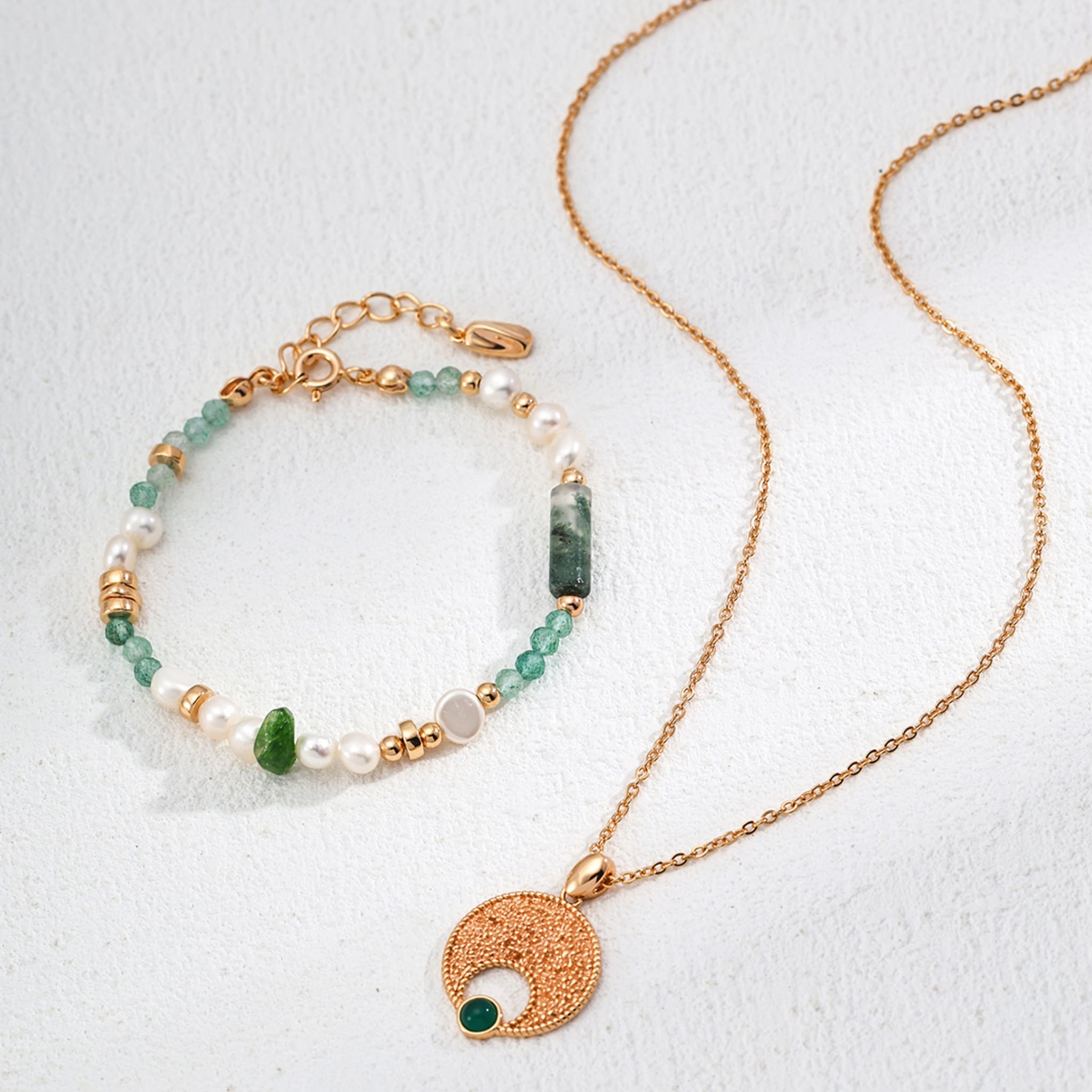Crescent Glow Necklace