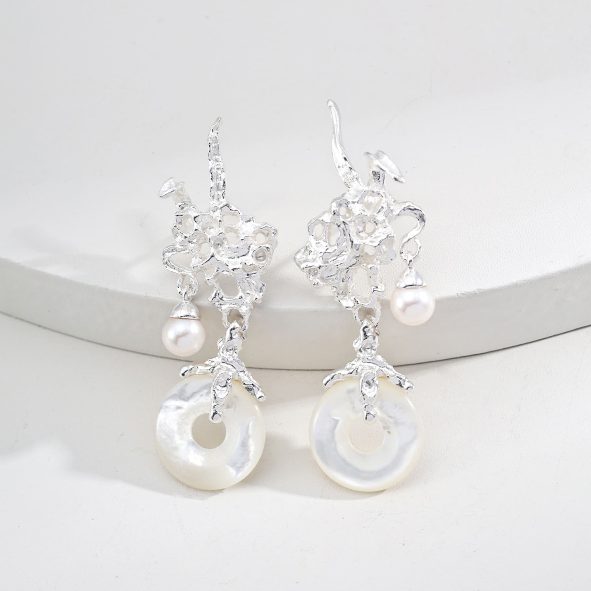 Knotted Luster Earrings