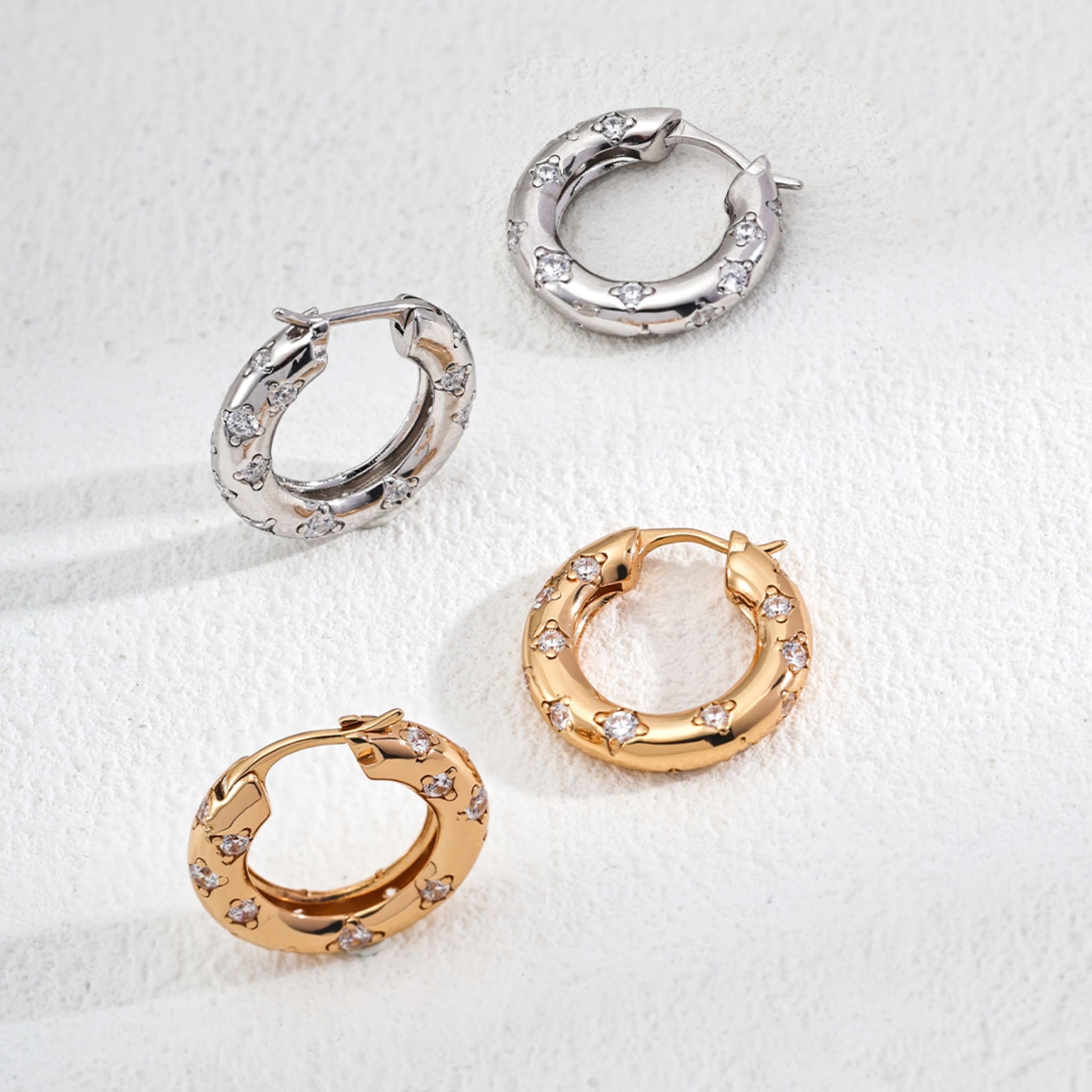 Brilliant Spark Earrings