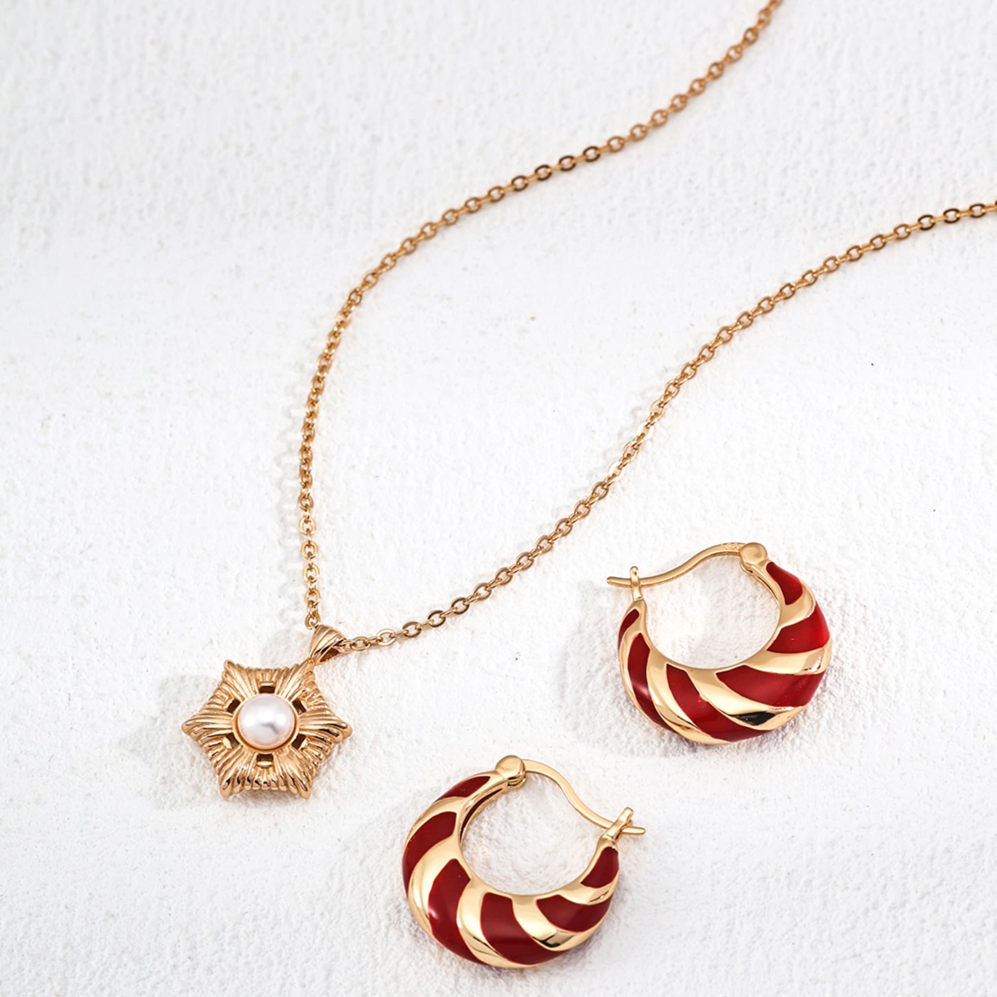 Red Muse Earrings
