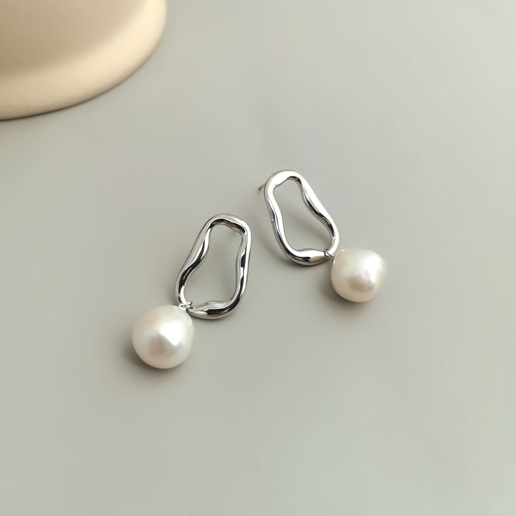 Natural Pearls Earrings