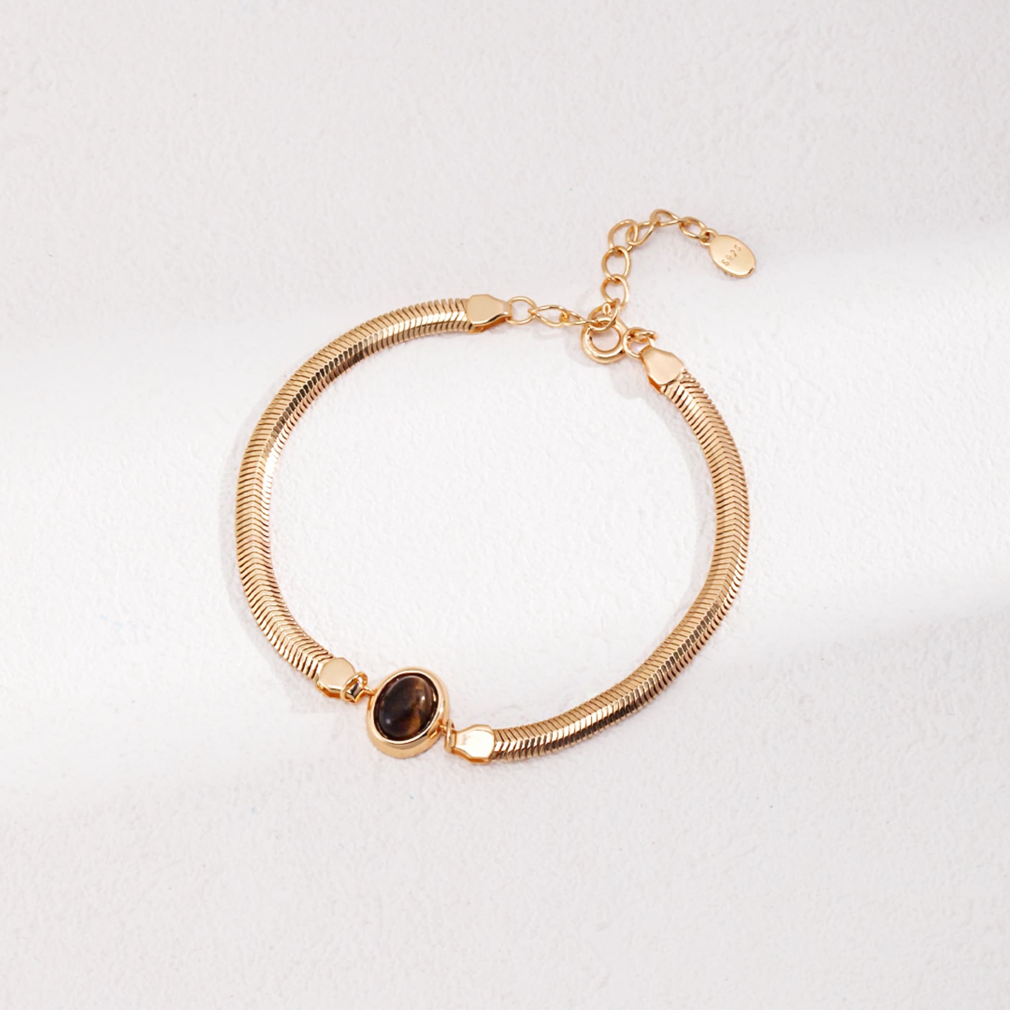 Executive Charm Vintage Gold Silver Bracelet for Career Women-3