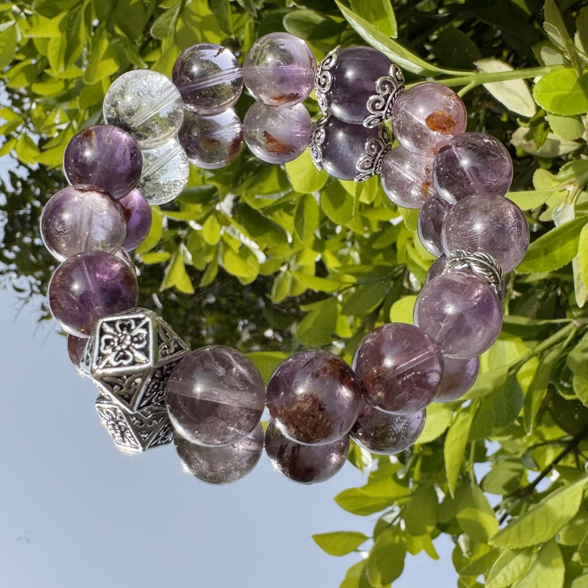 Handcrafted Lepidolite Bracelet for Inner Peace and Chakra Alignment2