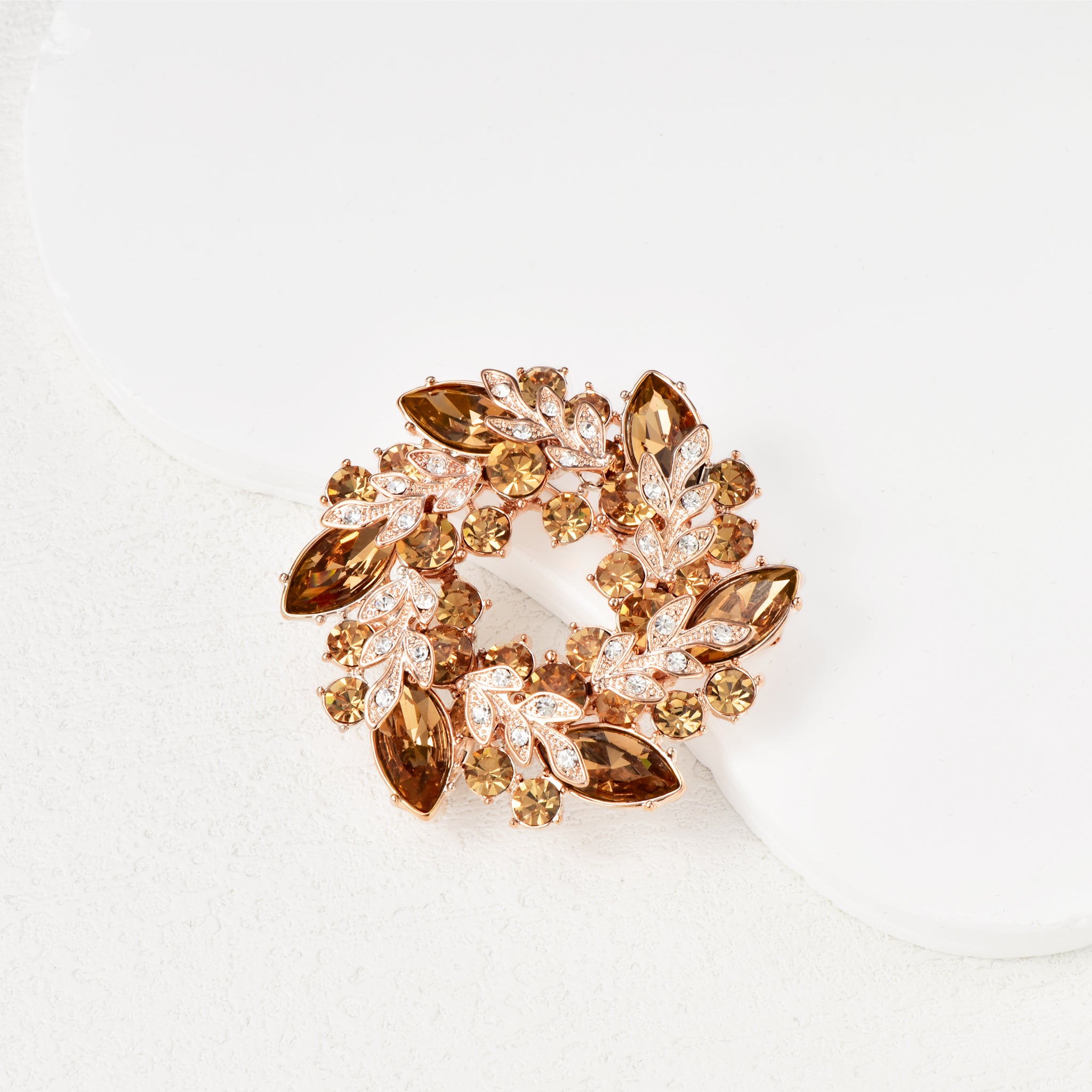 Luxury Austrian Crystal Brooch Elegant Women Jewelry Gift-10
