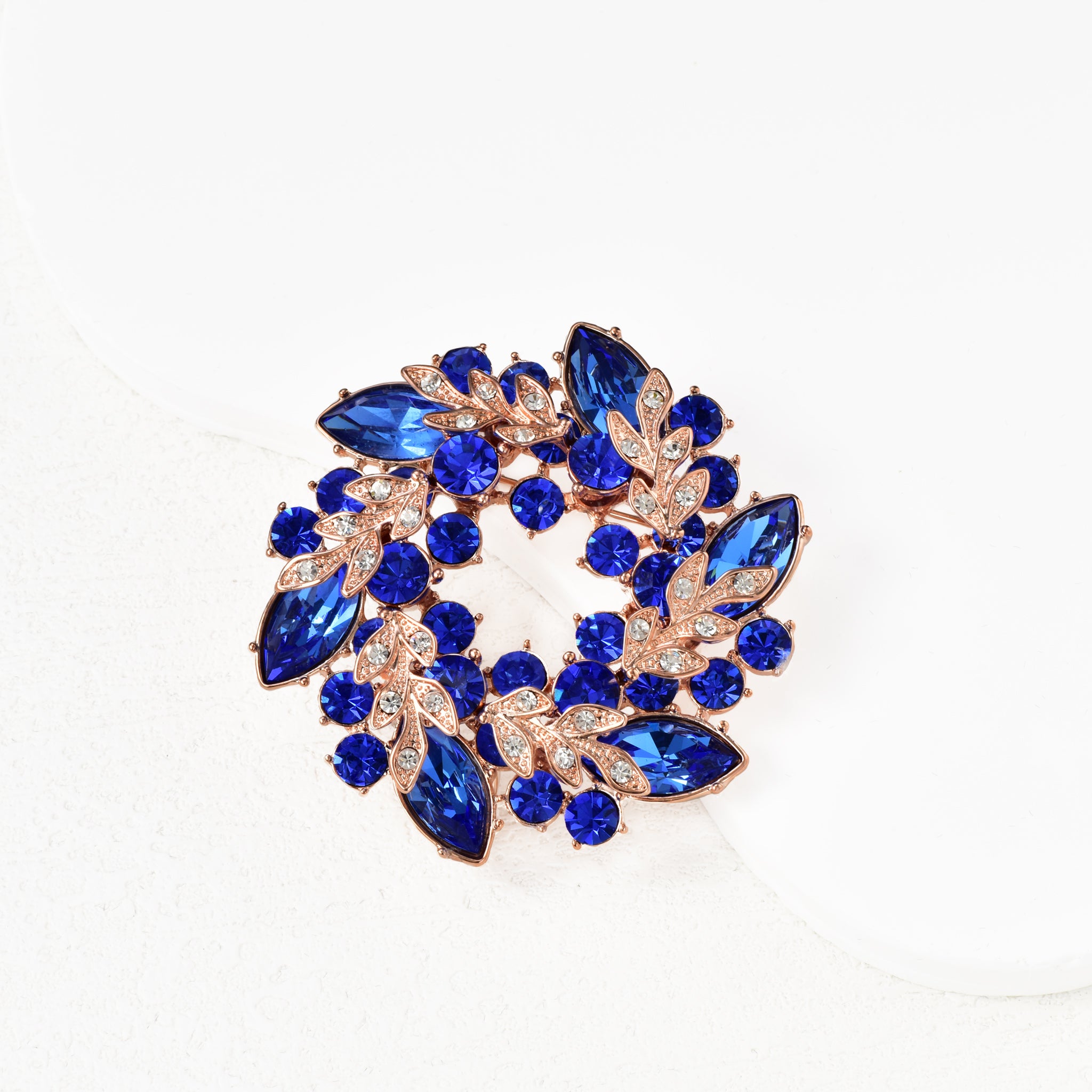Luxury Austrian Crystal Brooch Elegant Women Jewelry Gift-8