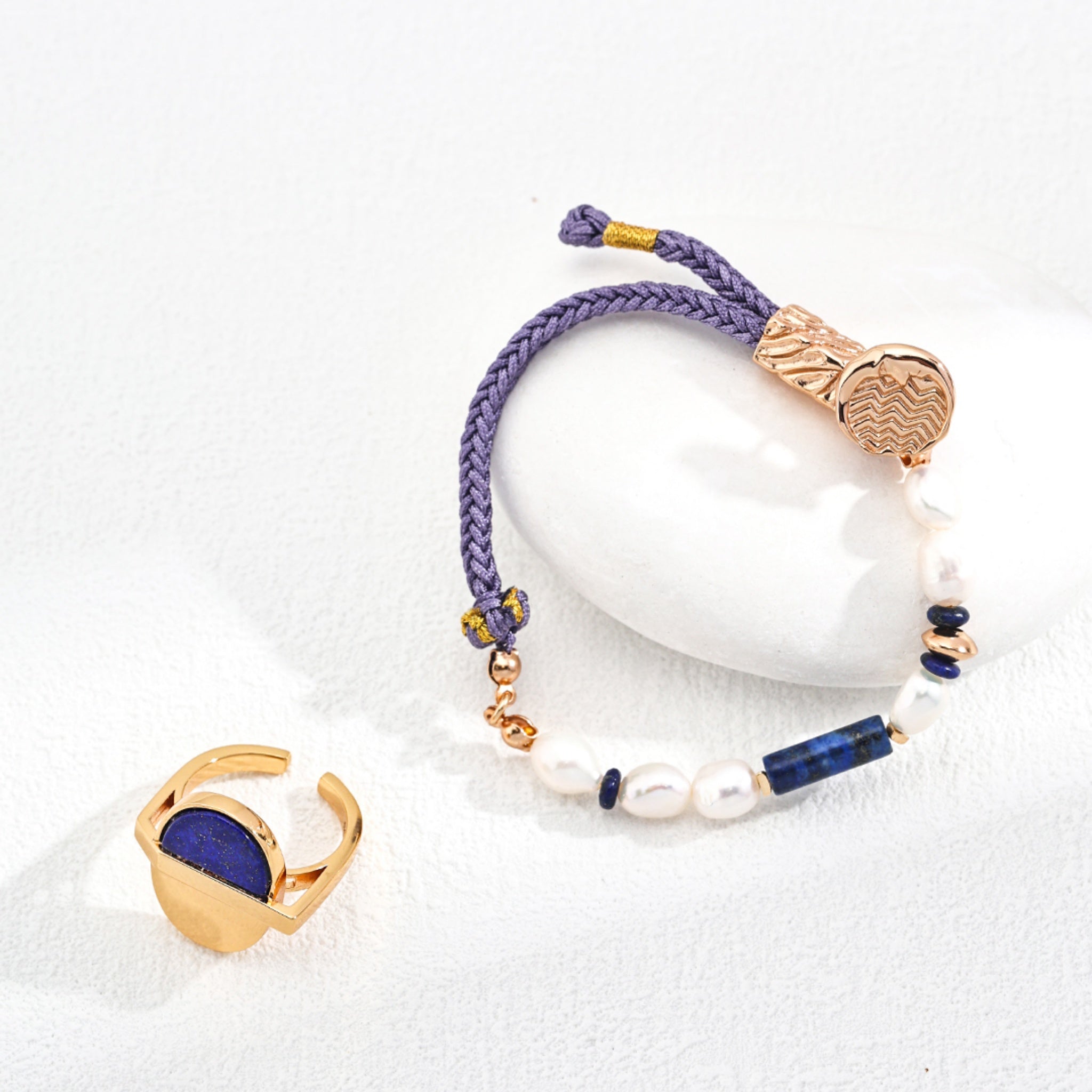 Lilac Weave Bracelet
