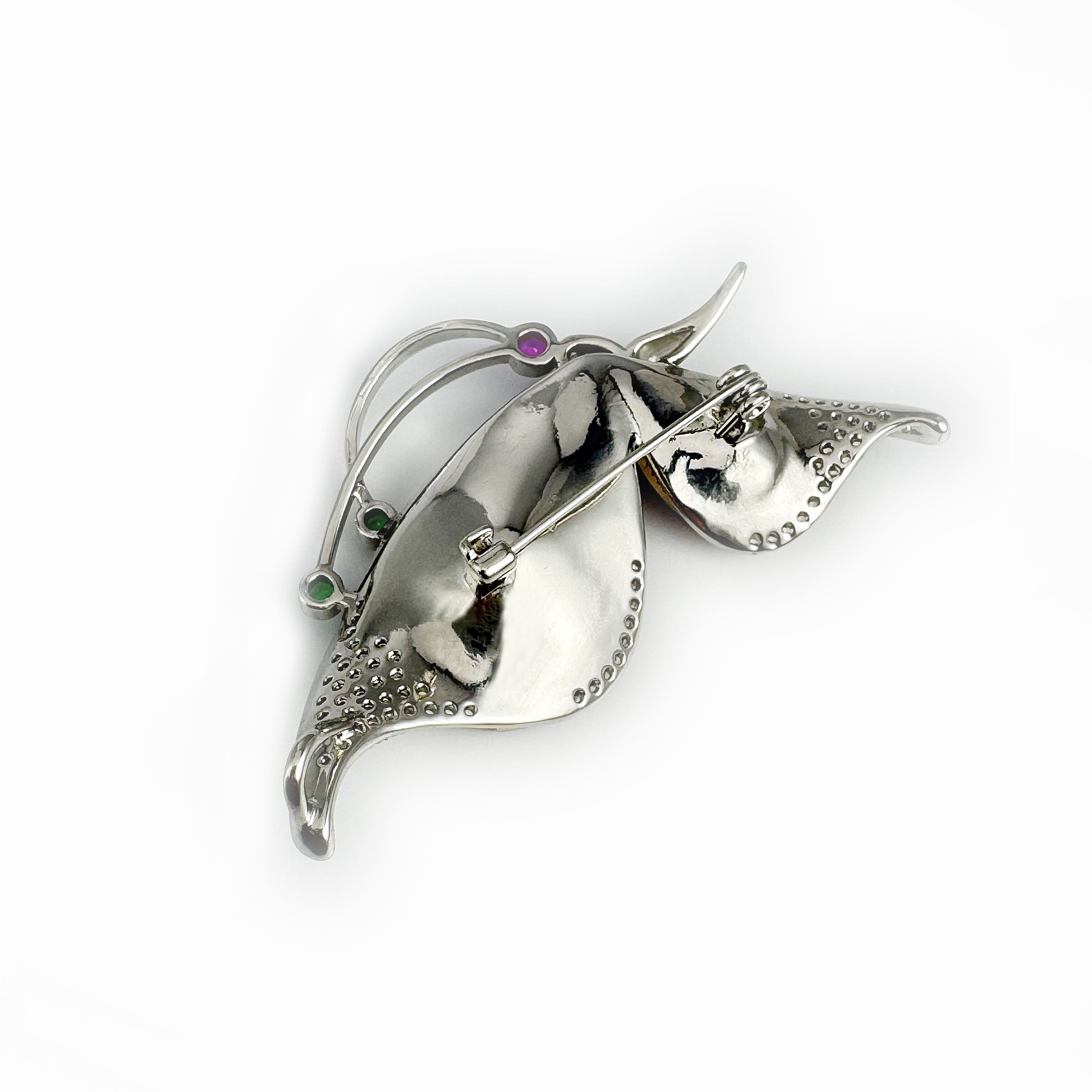 Crystal Brooch/Pendant