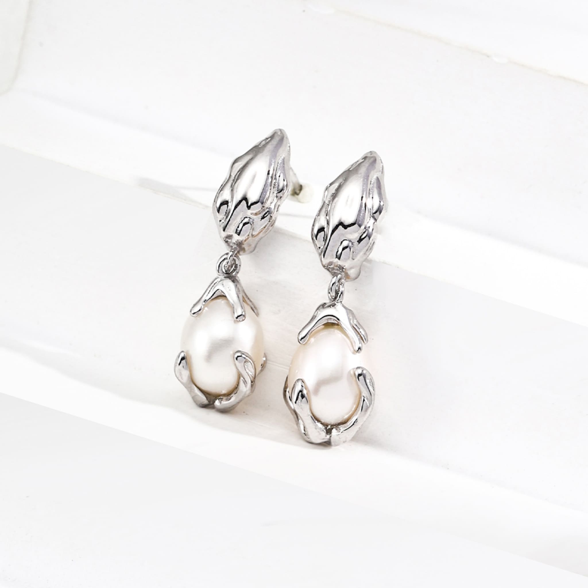 Statement Natural Pearl Earrings for Effortless Chic Office to Evening Style5