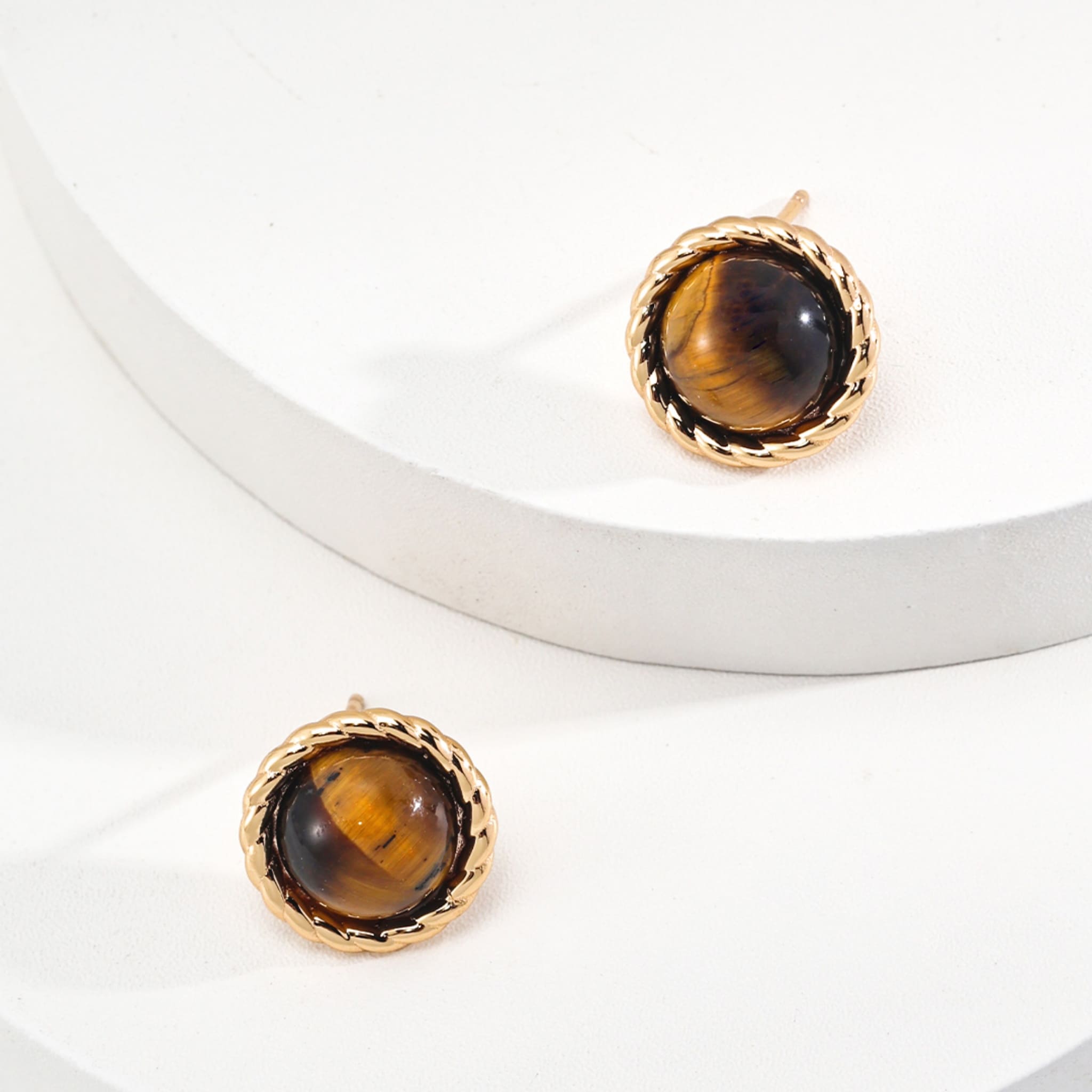Tigers Eye Earrings Leo Zodiac Jewelry for Confident Looks-5