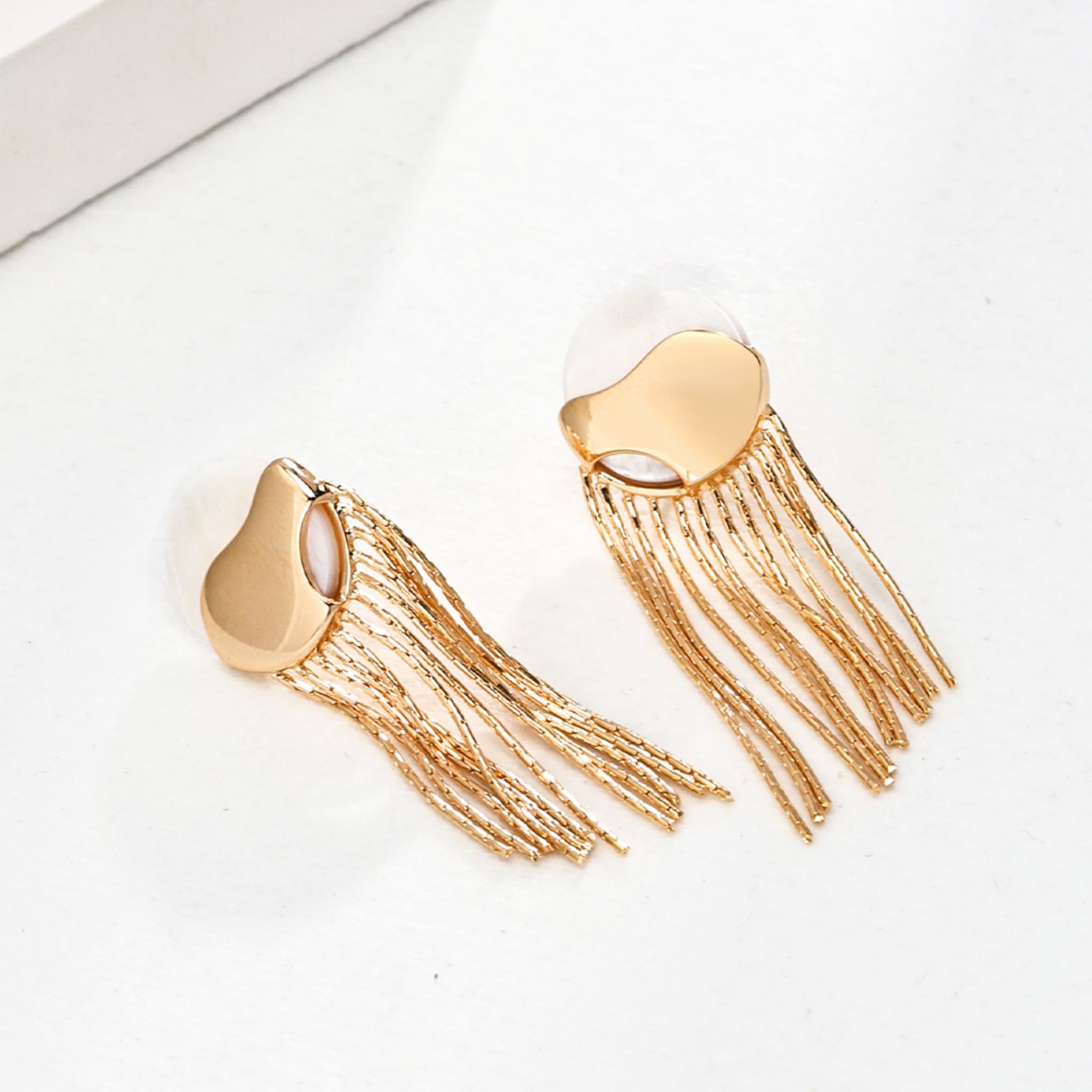 Trendy Beach Glam Shell Earrings Sterling Silver Holiday Must-Have-3