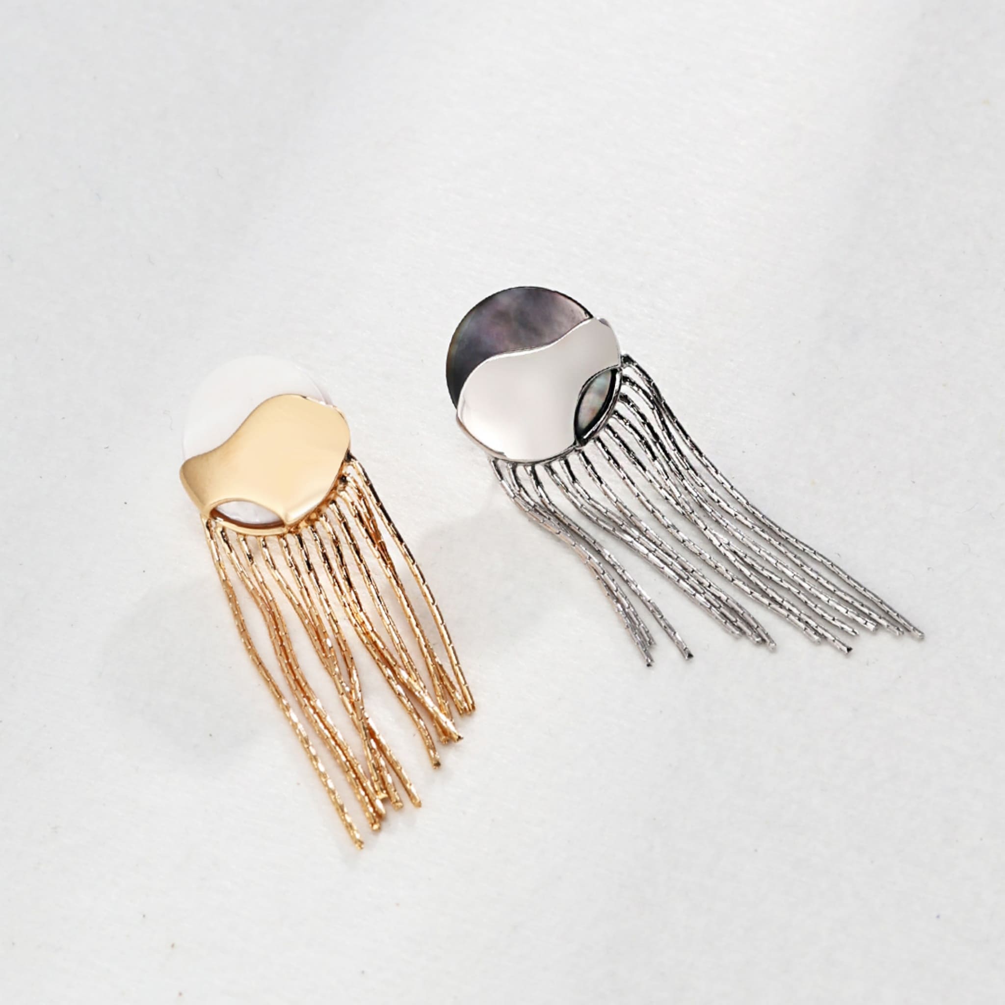 Trendy Beach Glam Shell Earrings Sterling Silver Holiday Must-Have-4