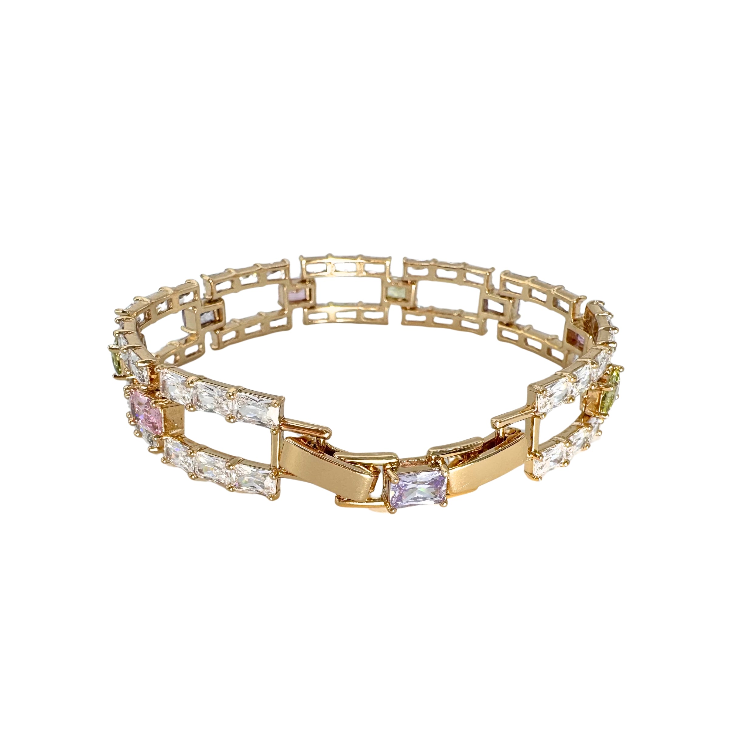 Zirconia Bracelet for Everyday Sparkle Perfect for Office and Dinner-4