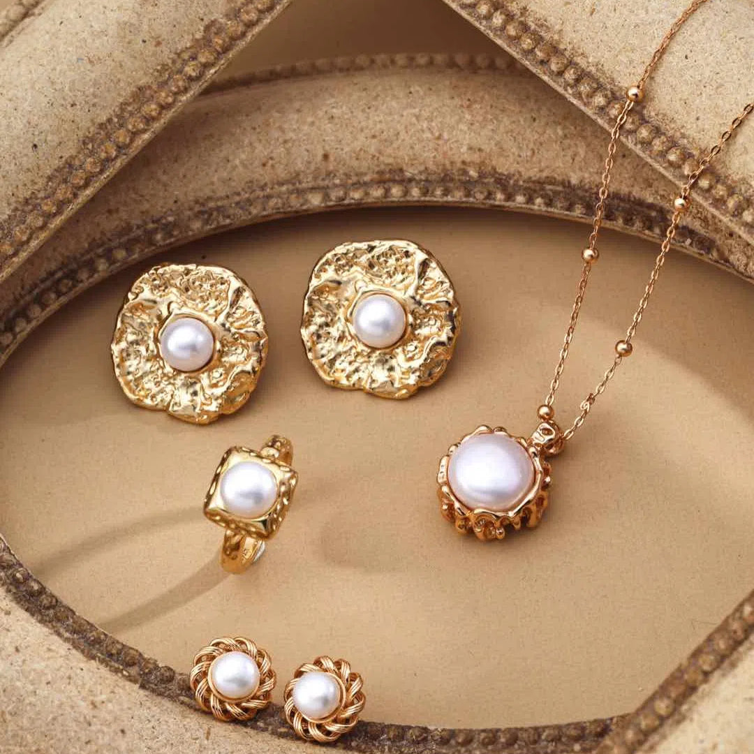 Gold-plated sterling silver jewelry 