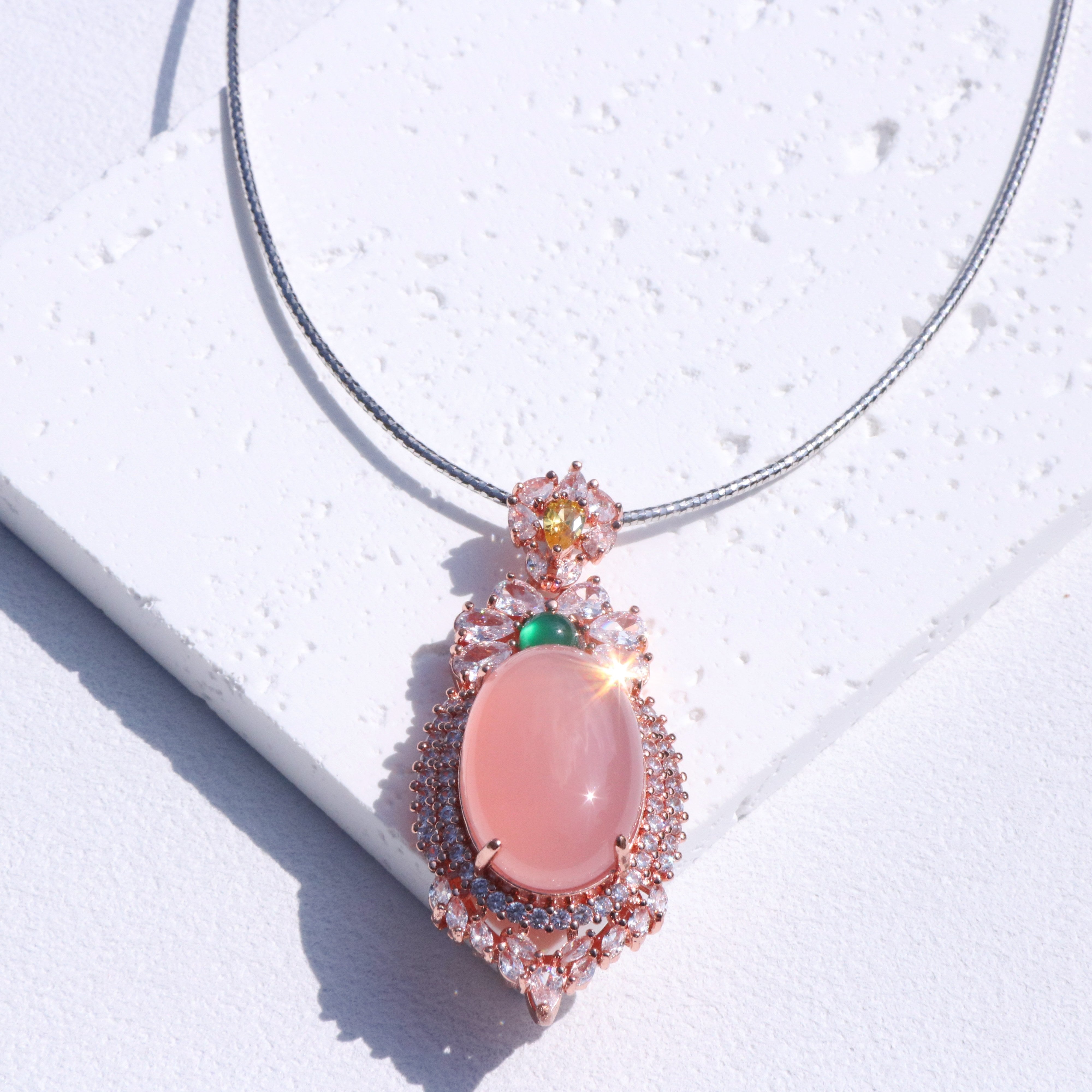 Roseate Charm Pendant
