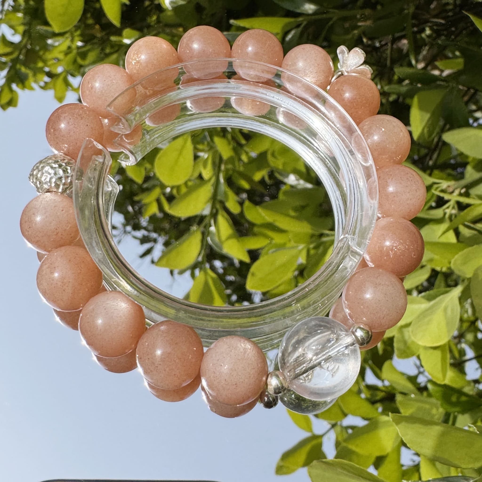 Orange Moonstone Bracelet