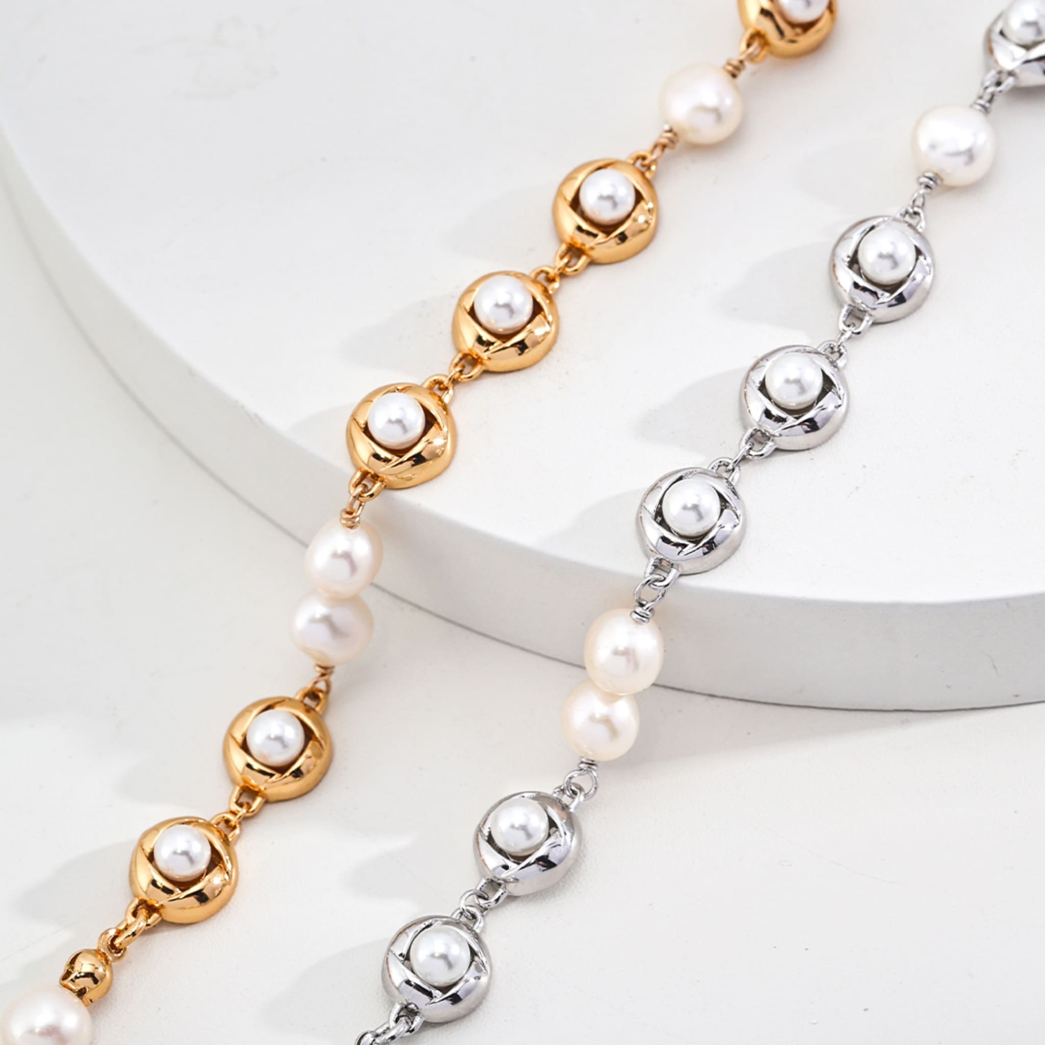 Adjustable Natural Pearl Bracelet for Classic and Minimalist Outfits-1