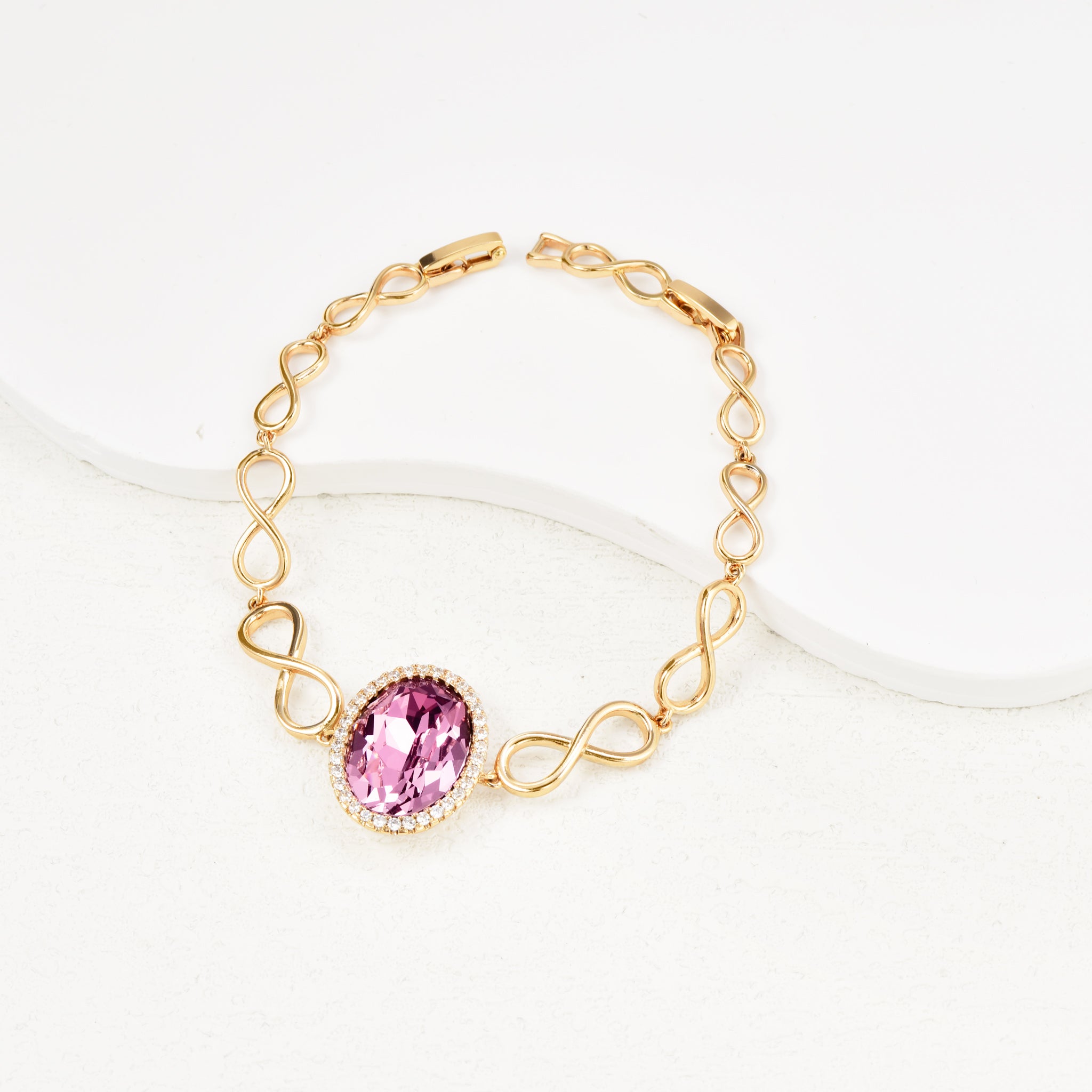 Affordable Gold Austrian Crystal Bracelet For Women Elegant-1