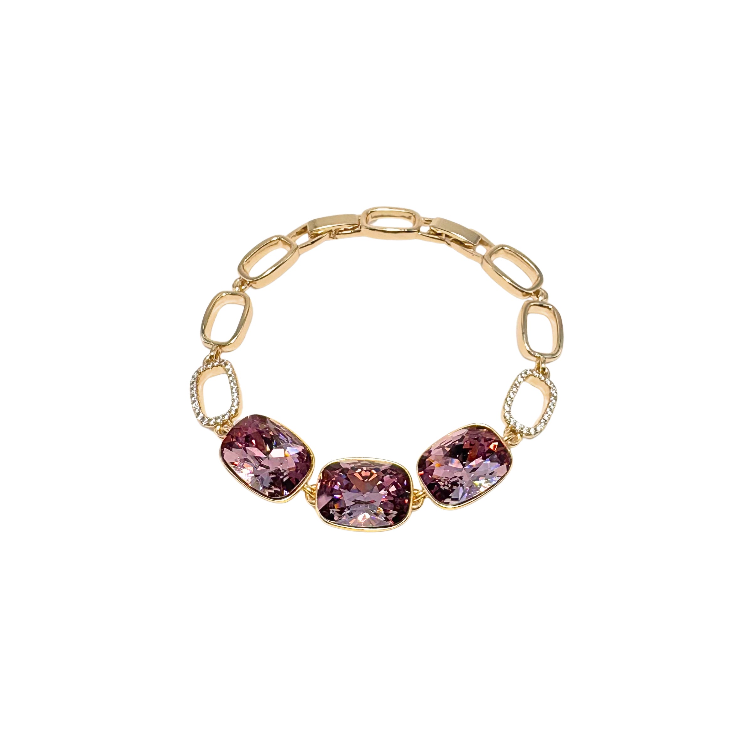 Austrian Crystal Bracelet Elegant Minimalist Sparkle Jewelry-1