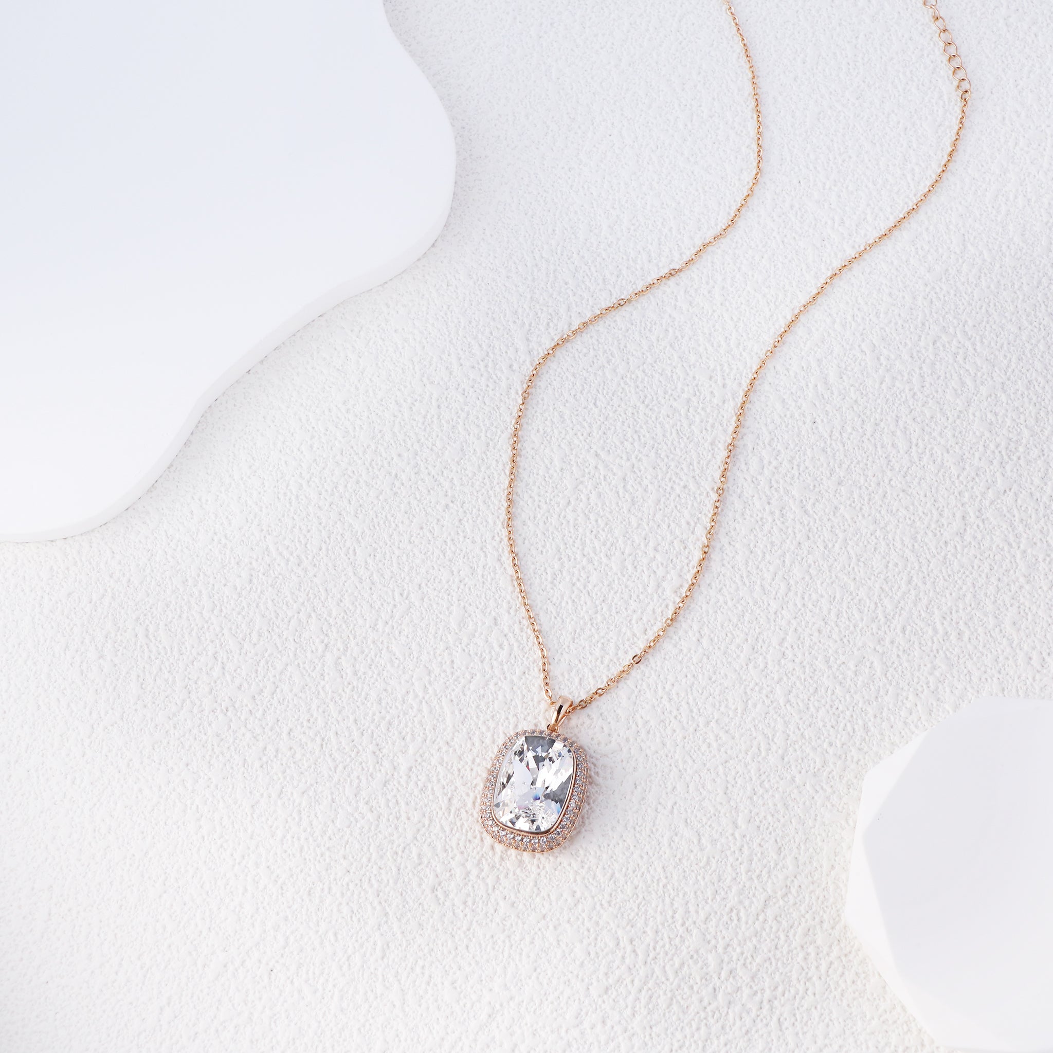 Austrian Crystal Necklace Celebrity Inspired Chic Sparkle for Special Days-1