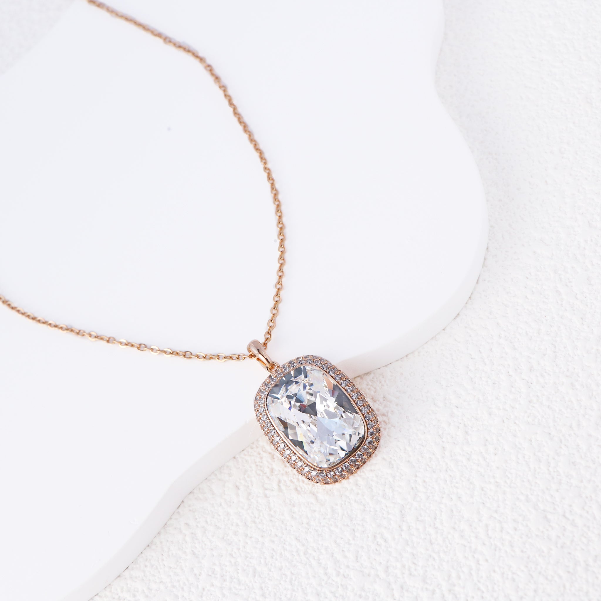Austrian Crystal Necklace Celebrity Inspired Chic Sparkle for Special Days-2