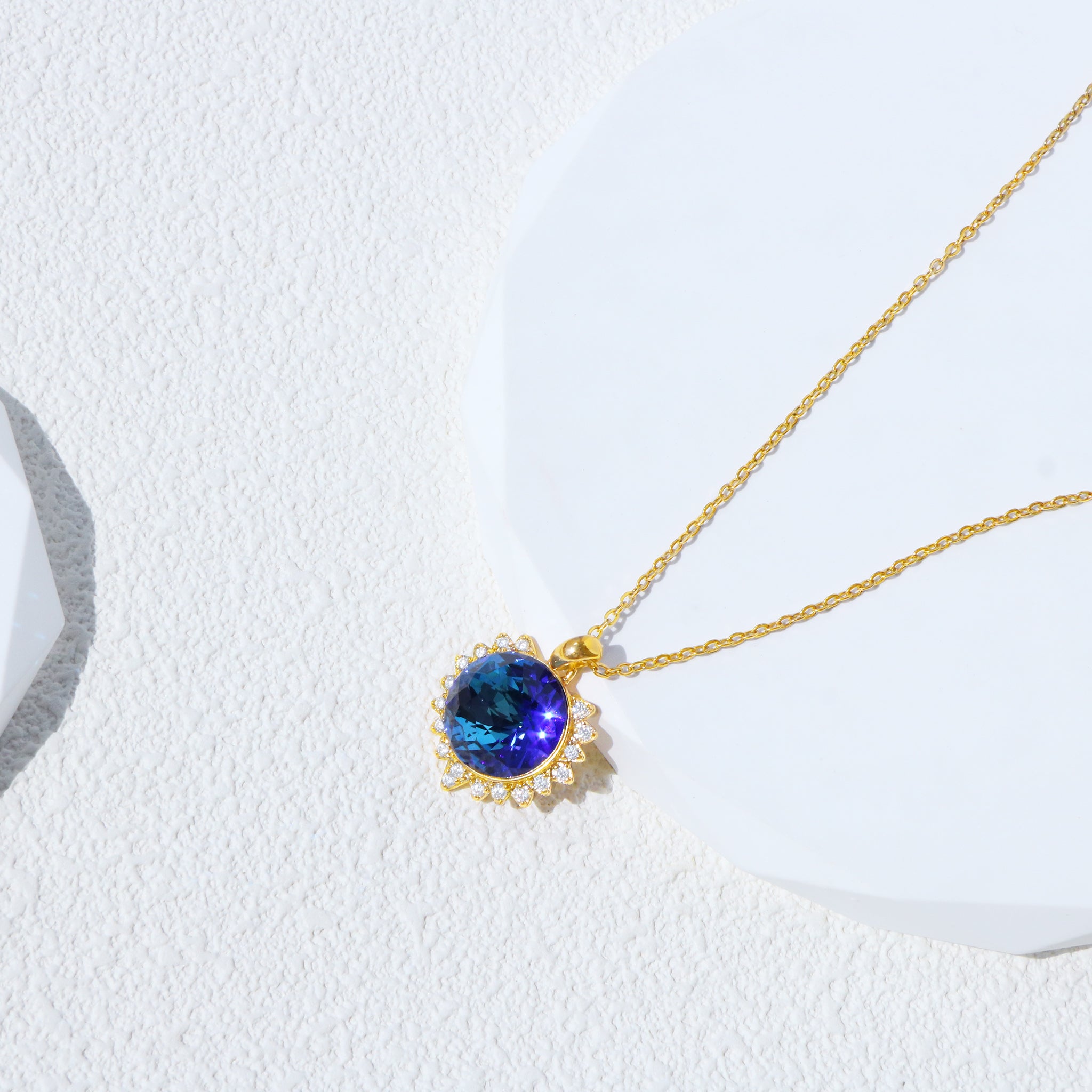 Austrian Crystal Necklace with Free Chain for Thoughtful Gifting-2