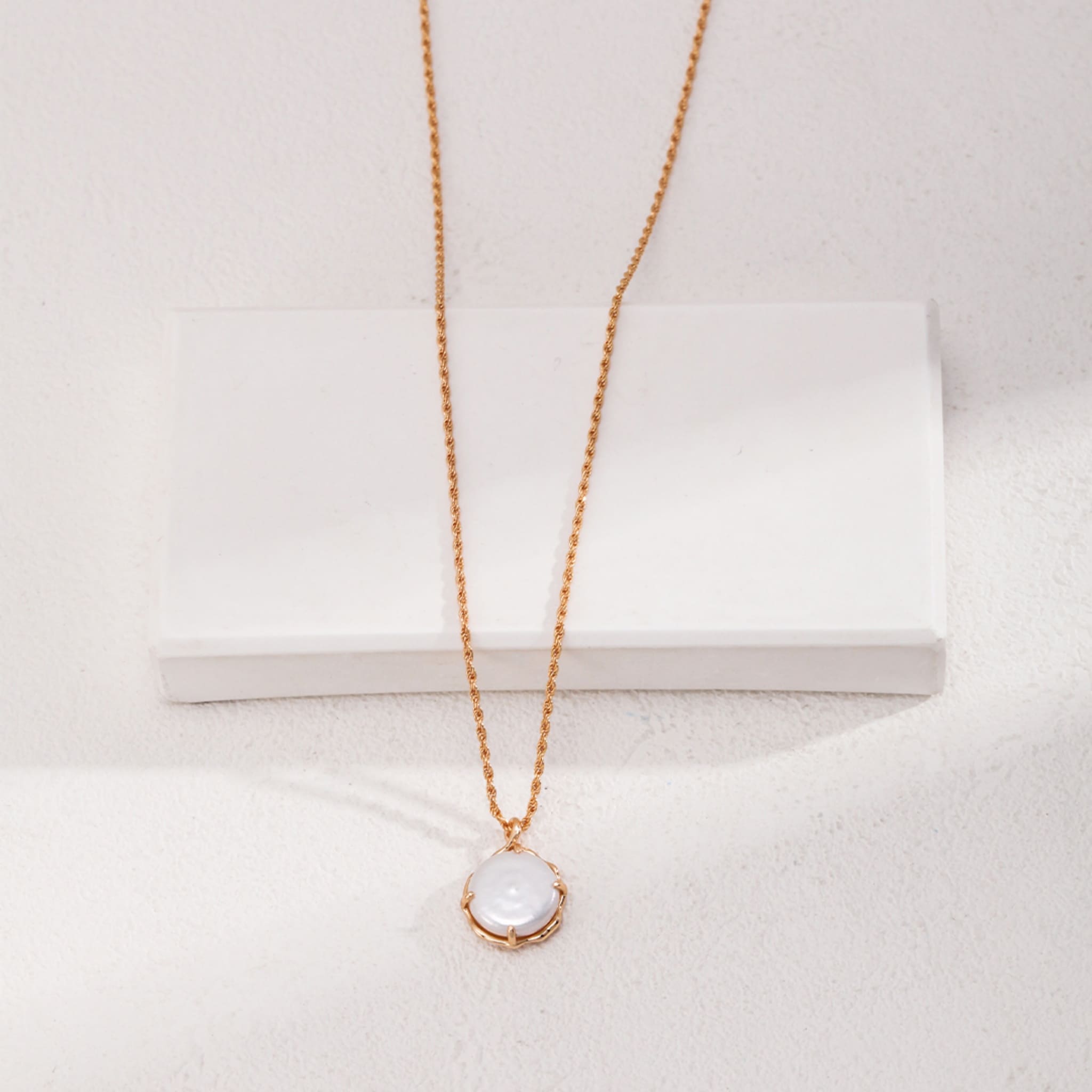 Sterling Silver Pearl Necklace