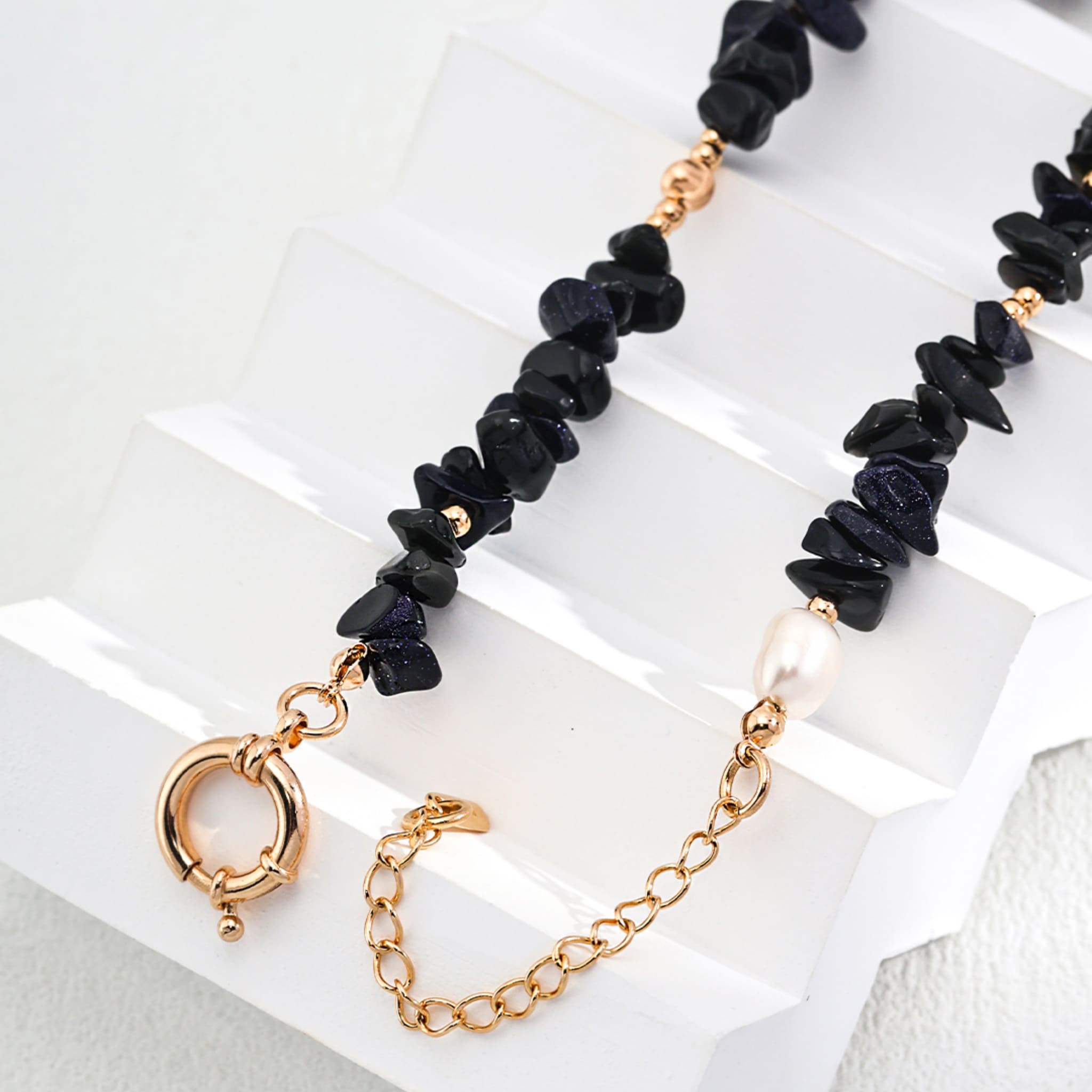 Blue Sandstone Necklace