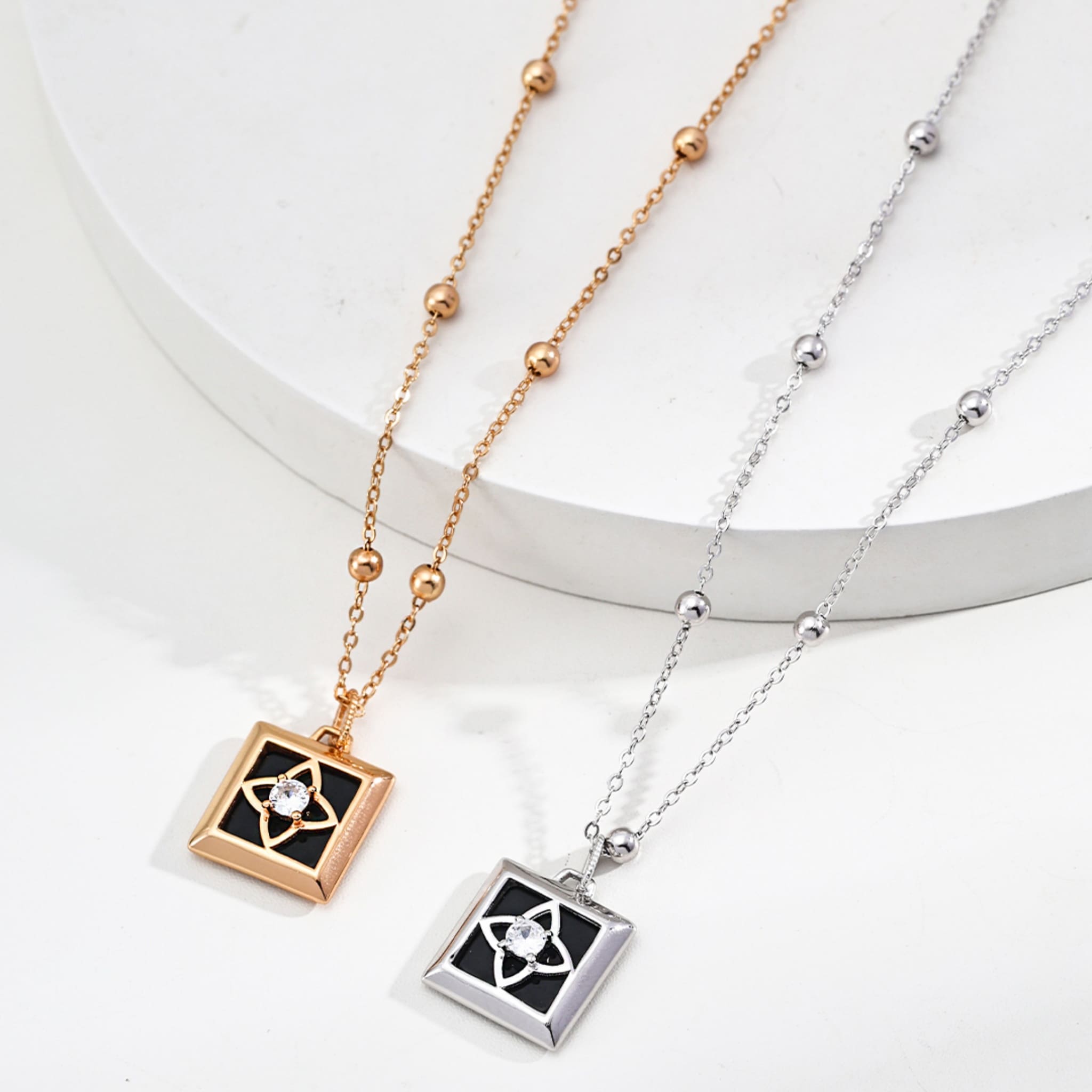 Chic Gemstone Necklace