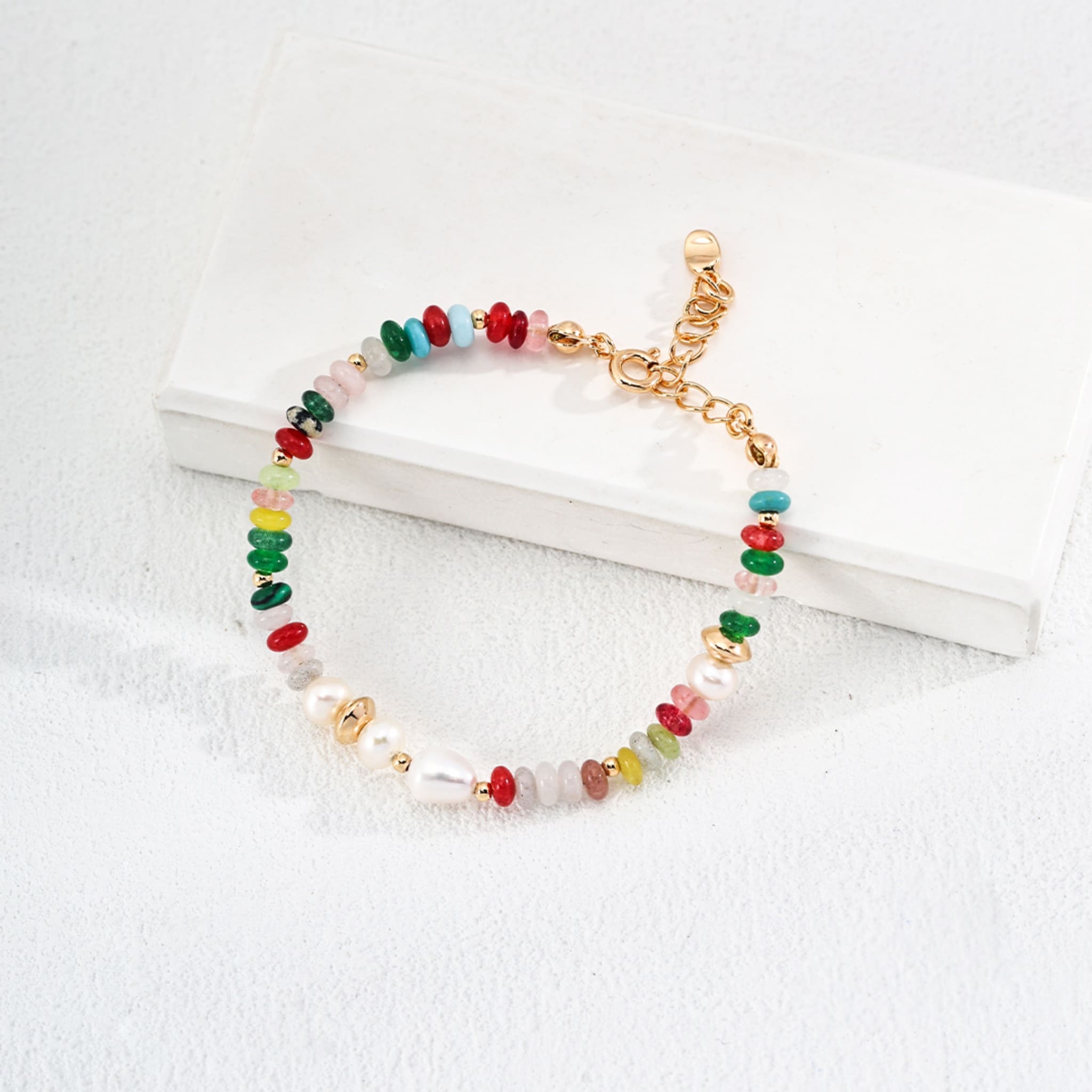 Dopamine Color Gem Jewelry Set for Trendy College Style-1