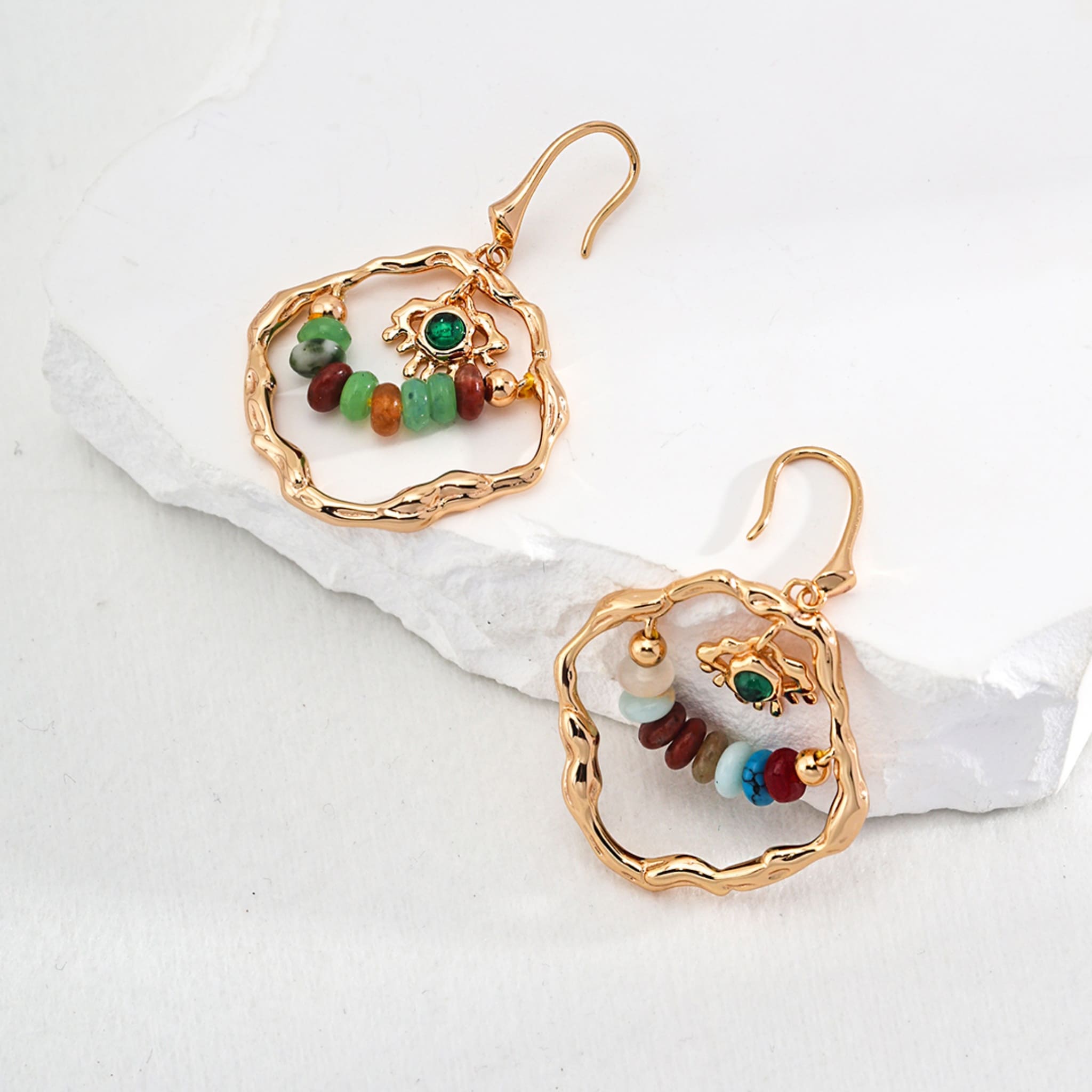 Dopamine Color Gem Jewelry Set for Trendy College Style-4
