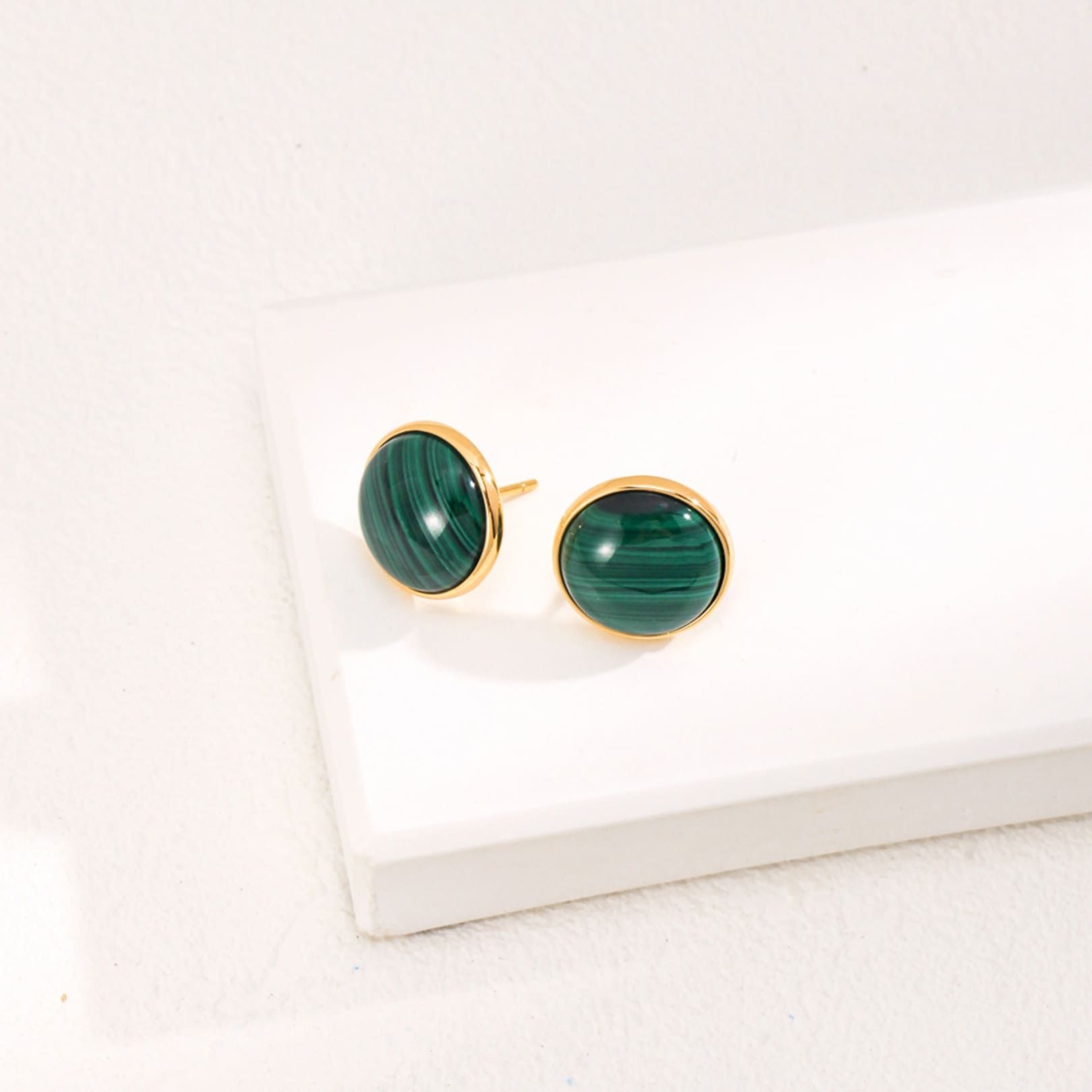 Malachite Earrings