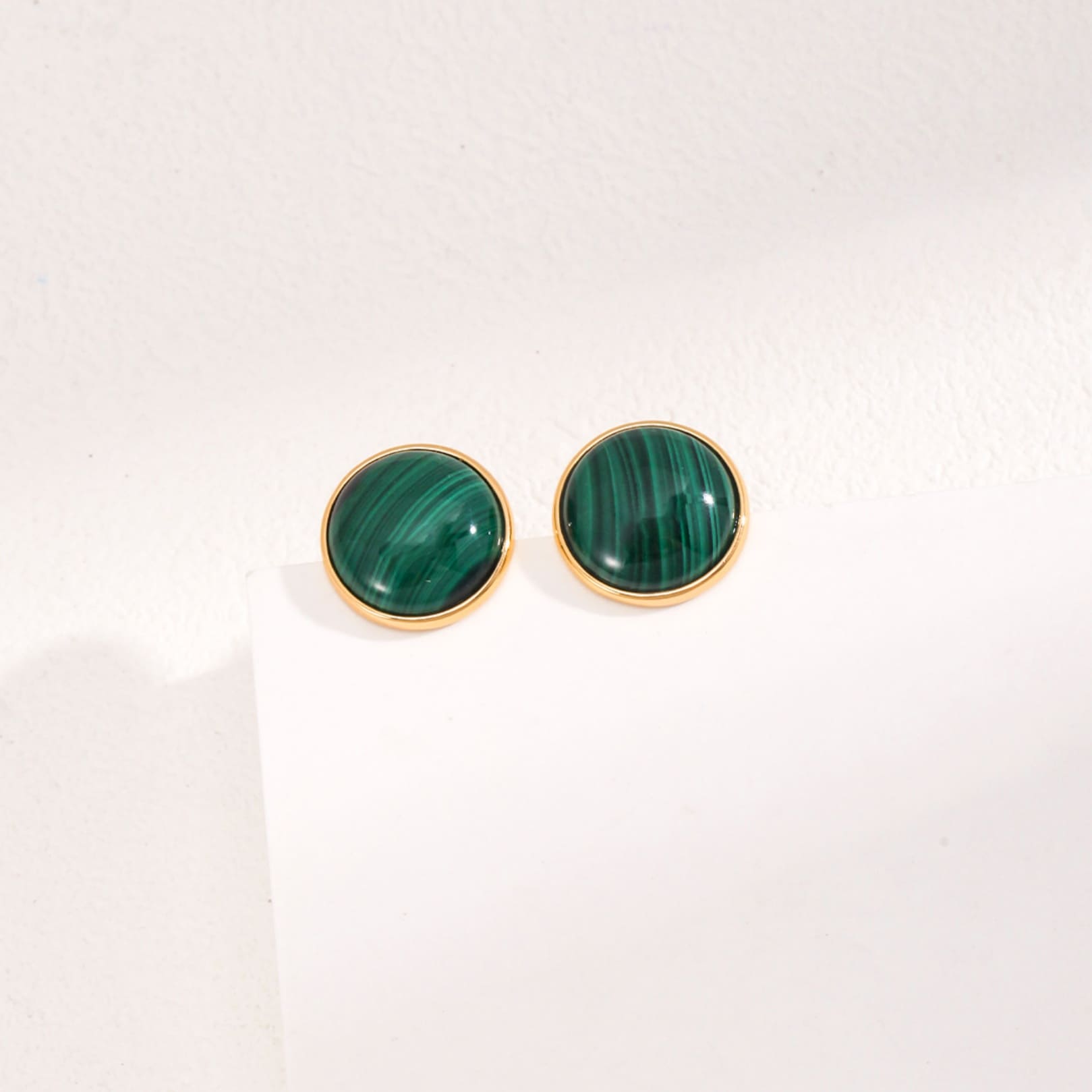 Malachite Earrings