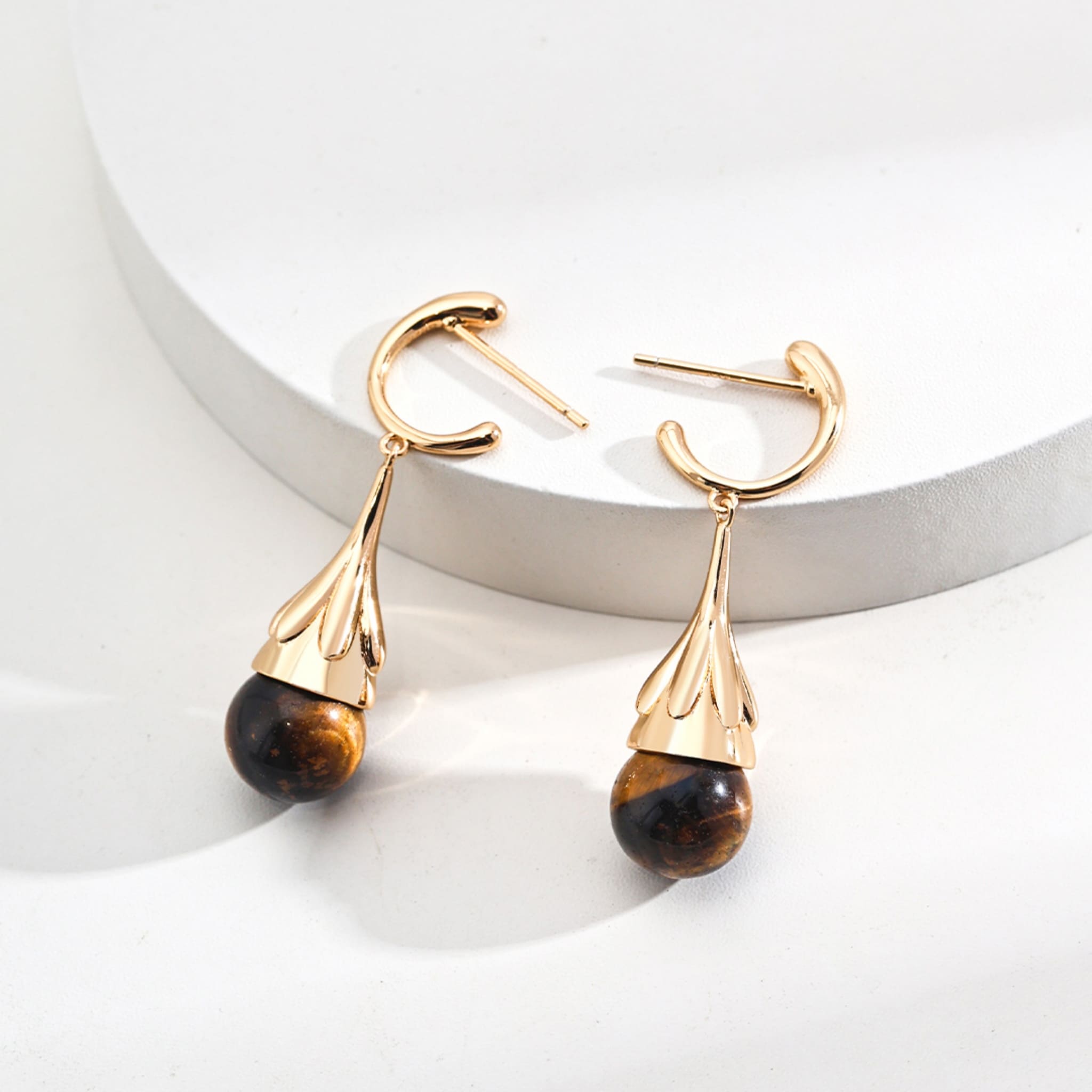 Tiger Eye Earrings