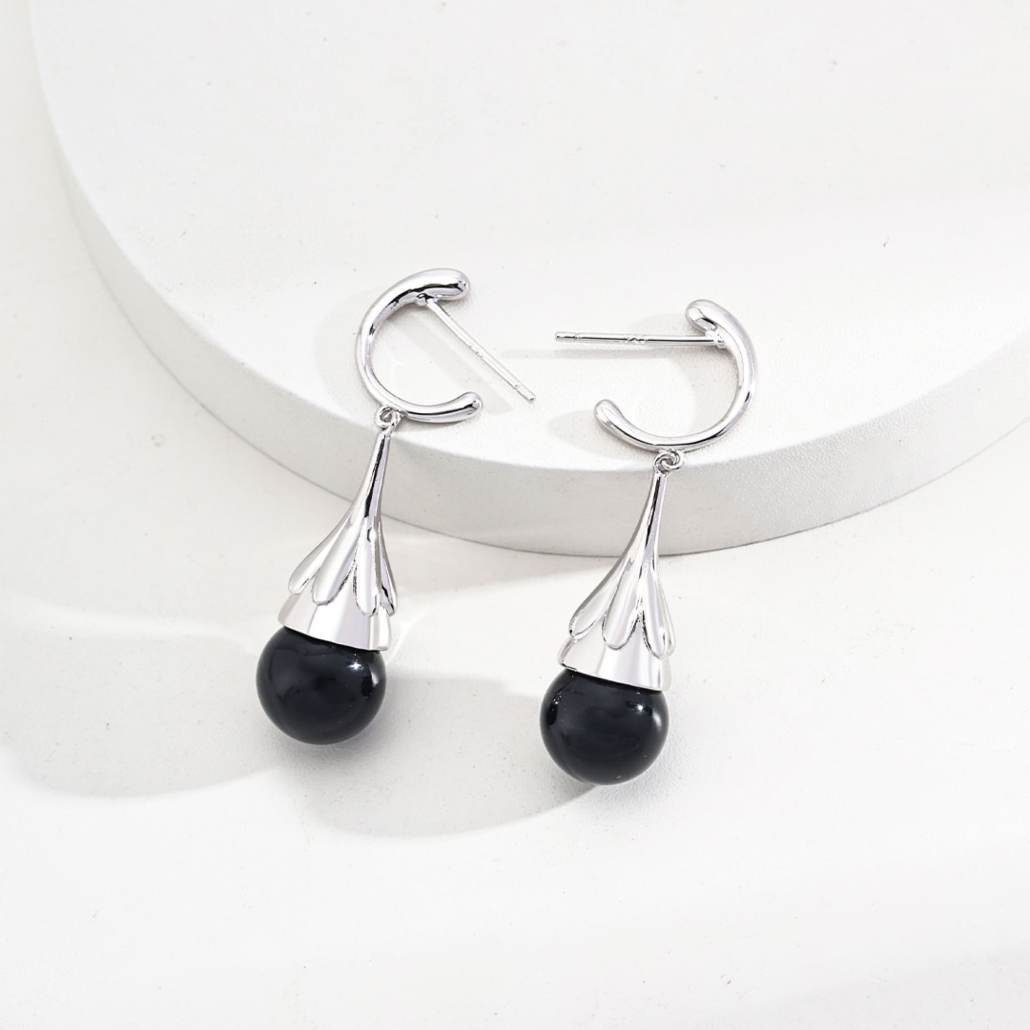 Black Onyx Earrings