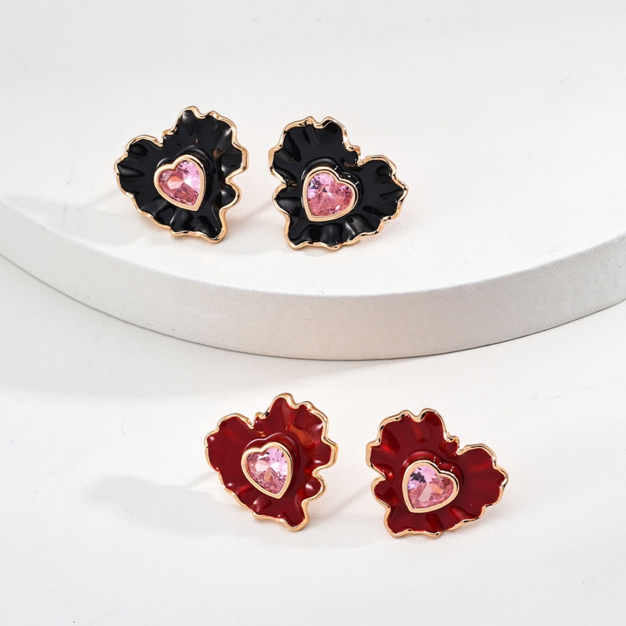 Velvet Ember Studs