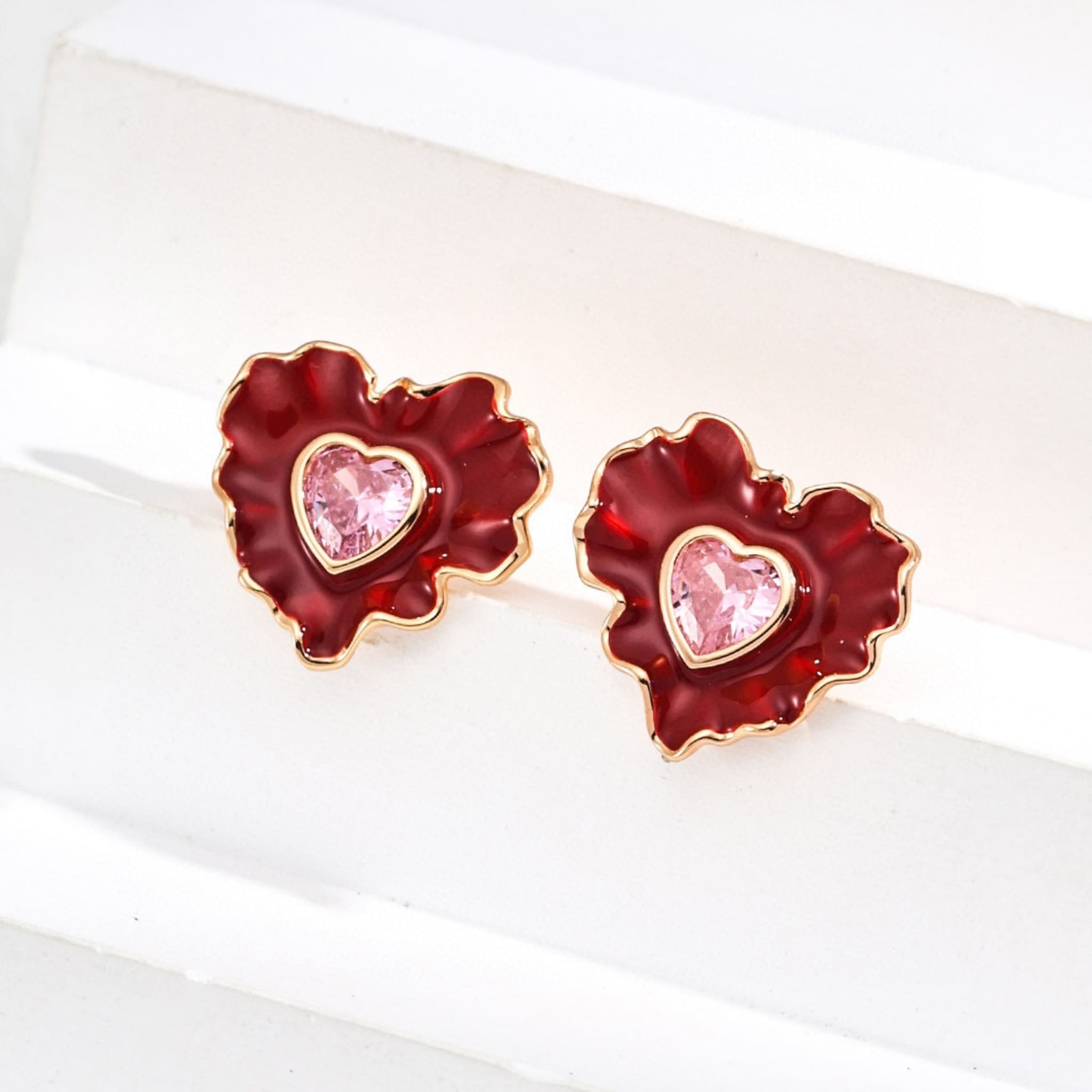 Velvet Ember Studs