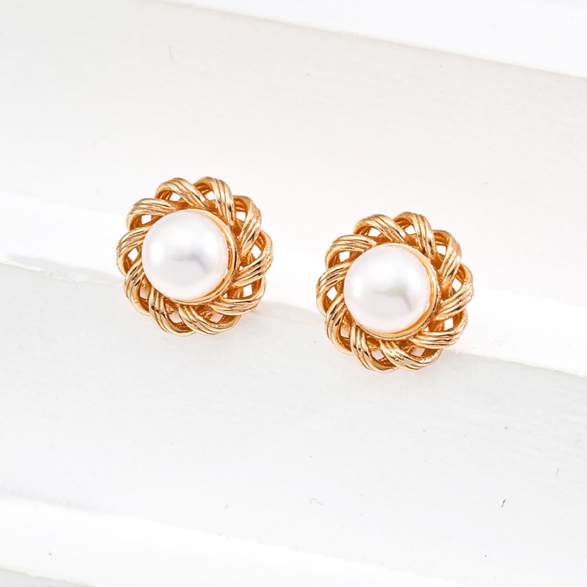 Natural Pearl Earrings