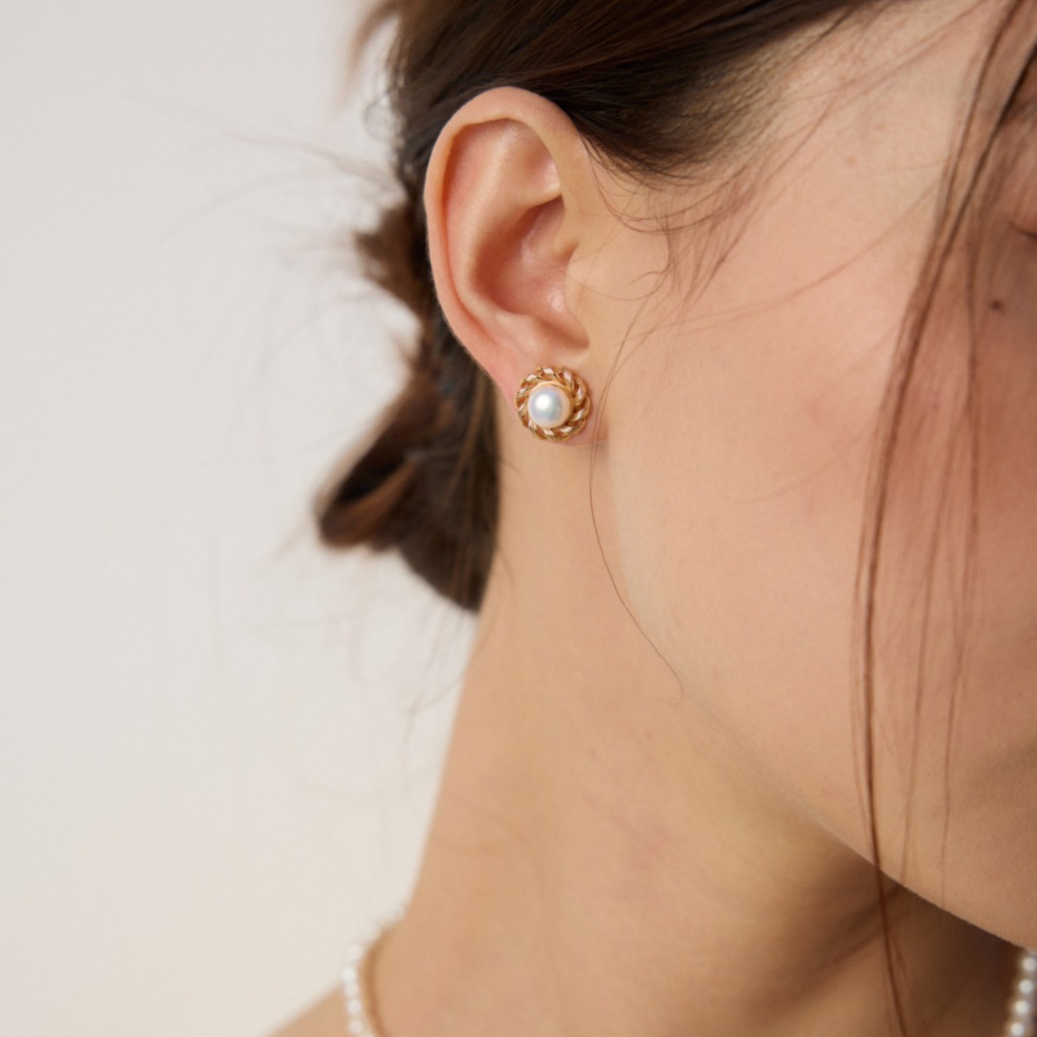 Elegant Natural Pearl Earrings for Weddings and Daily Wear