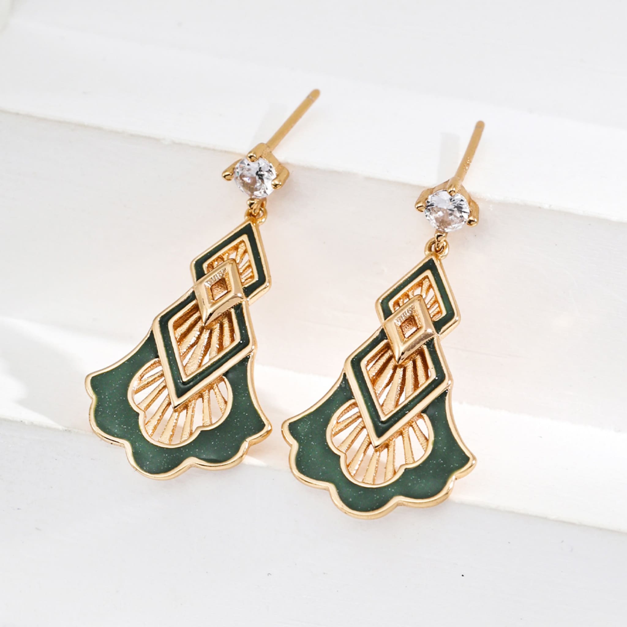 Gilded Grove Earrings