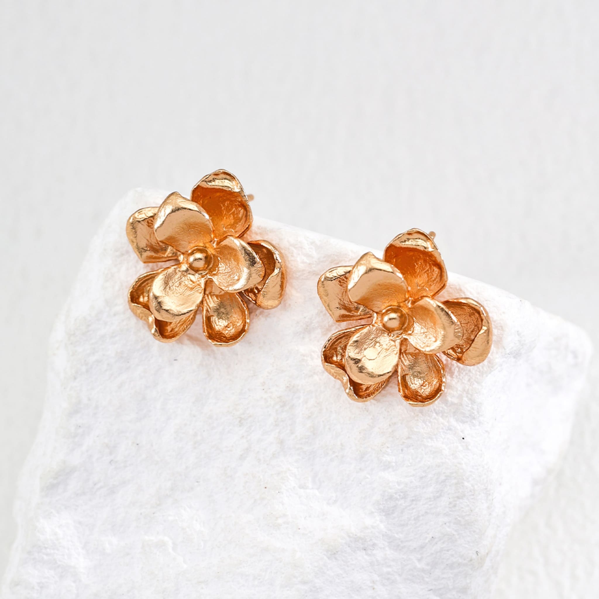 Dazzling Floral Studs