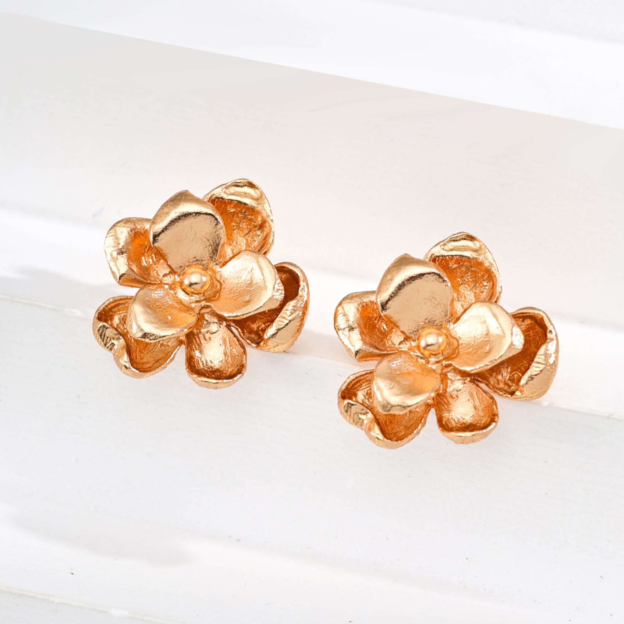 Dazzling Floral Studs
