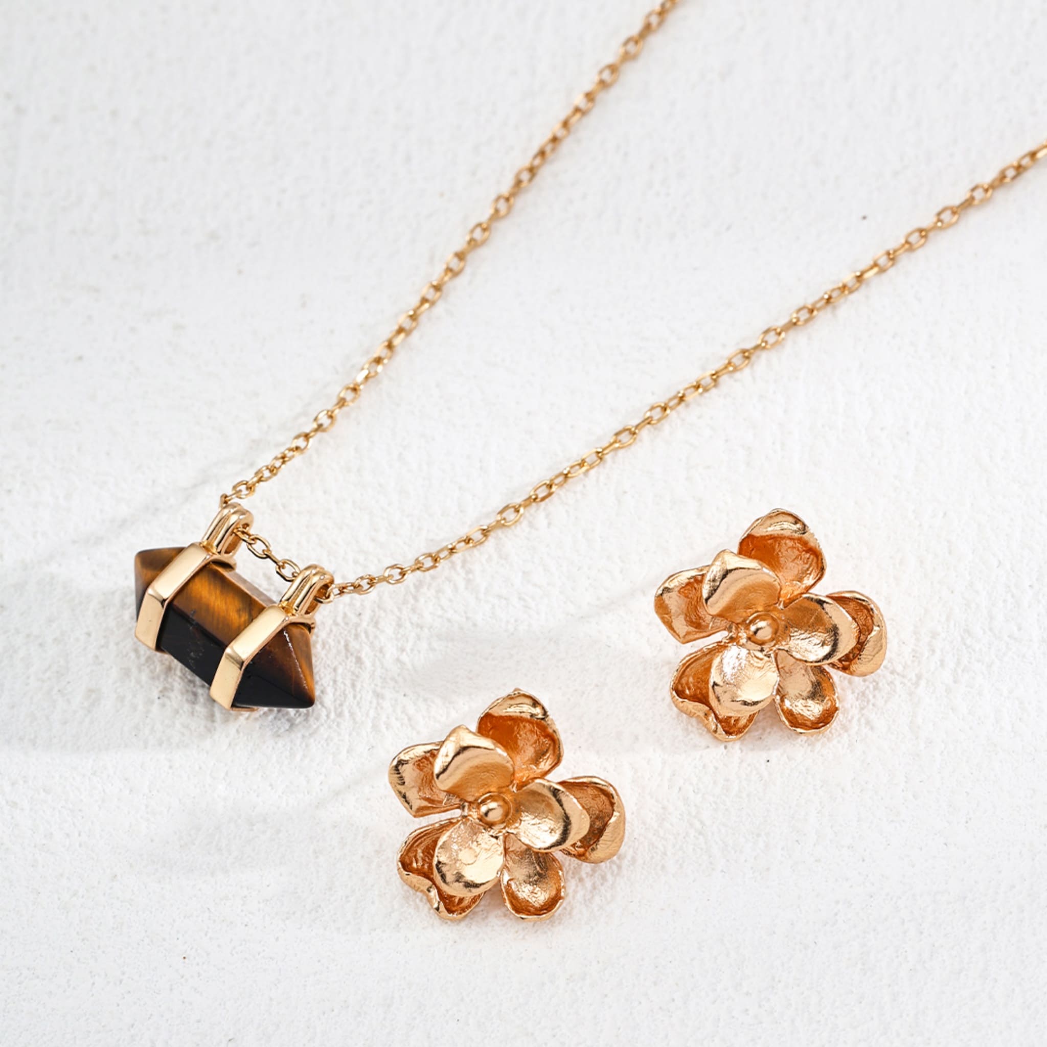 Dazzling Floral Studs