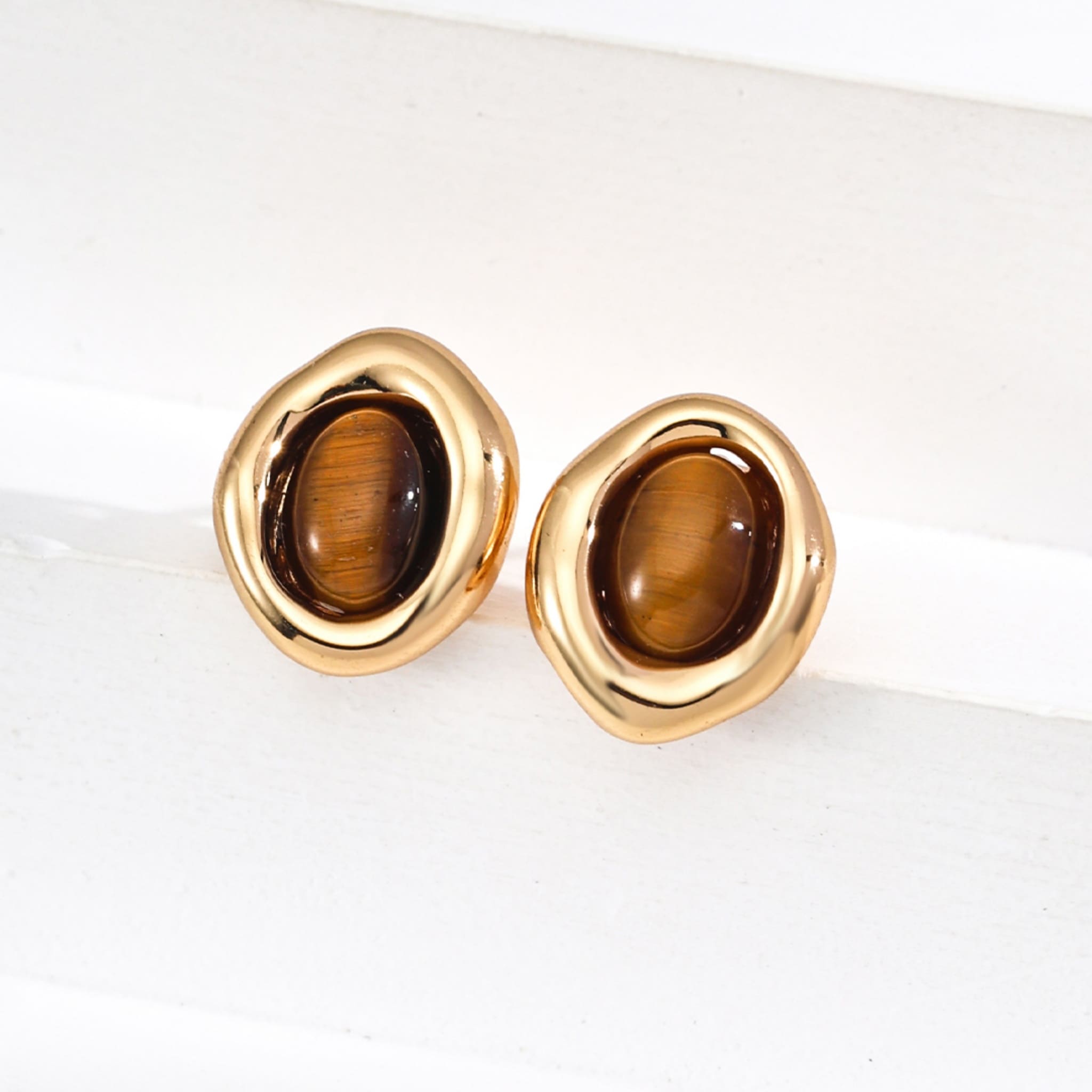 Tiger's Eye Earrings