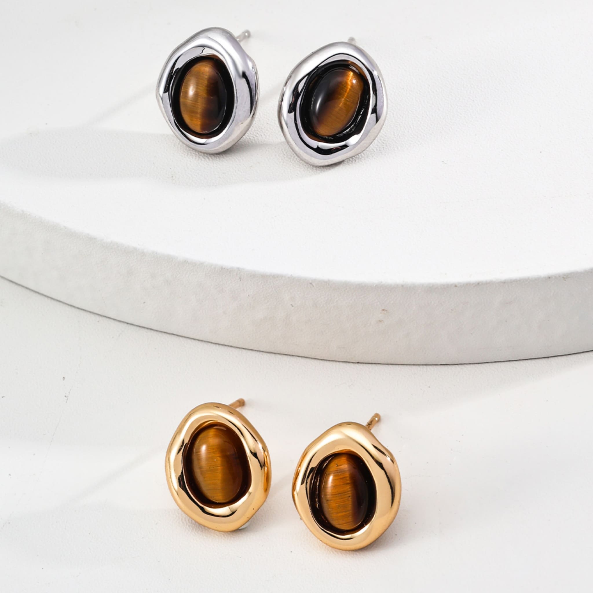 Tiger's Eye Earrings