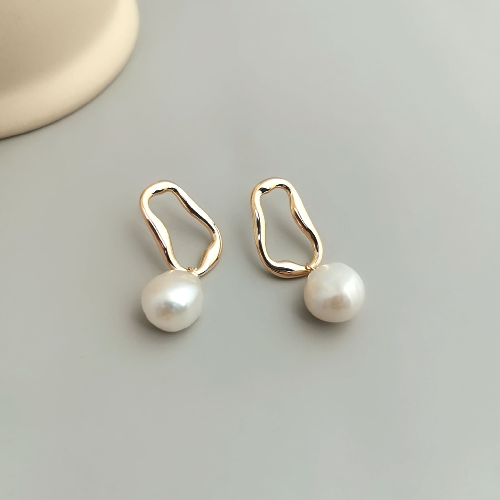 Natural Pearls Earrings