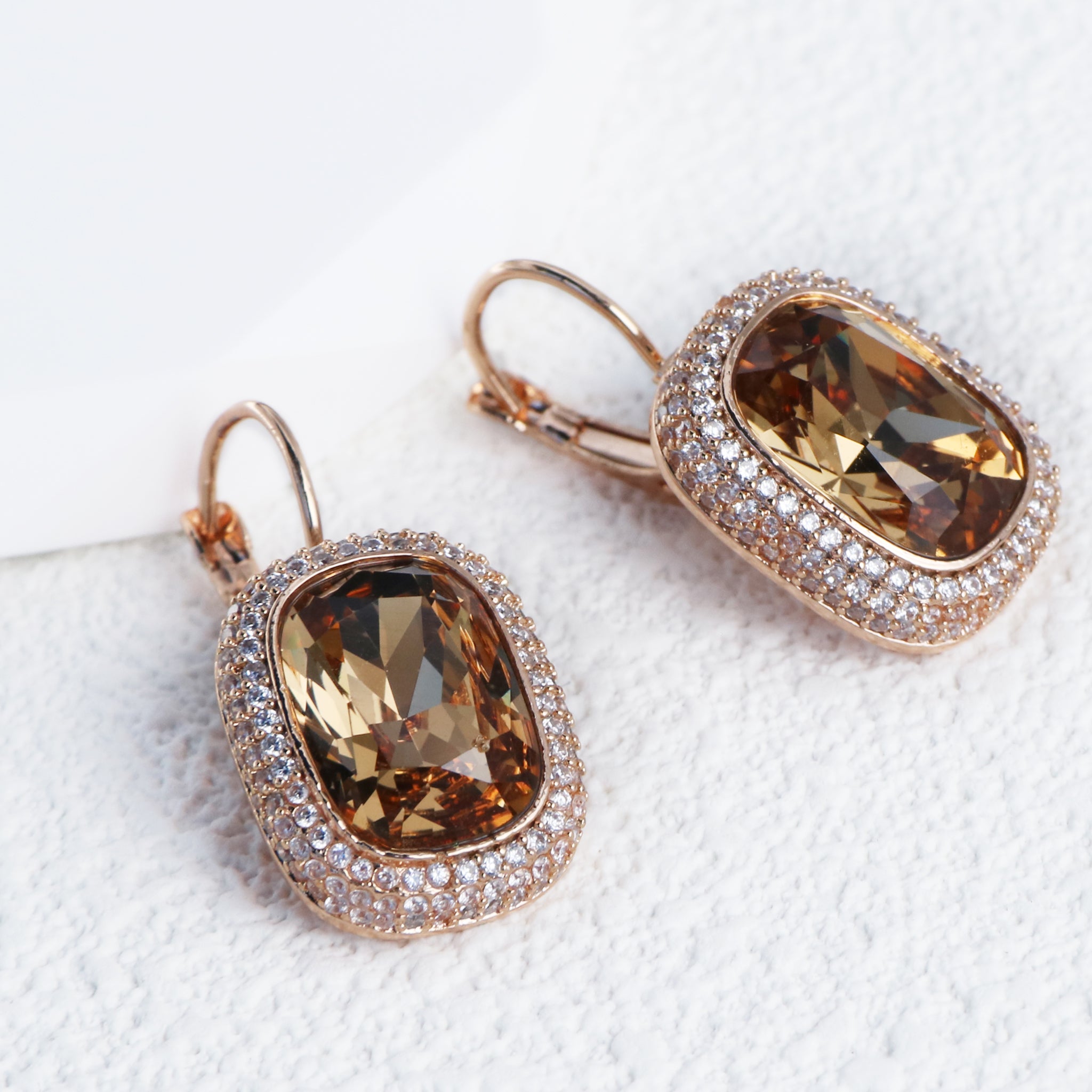 Elegant Austrian Crystal Set Lasting Shine for Wedding or Parties-3