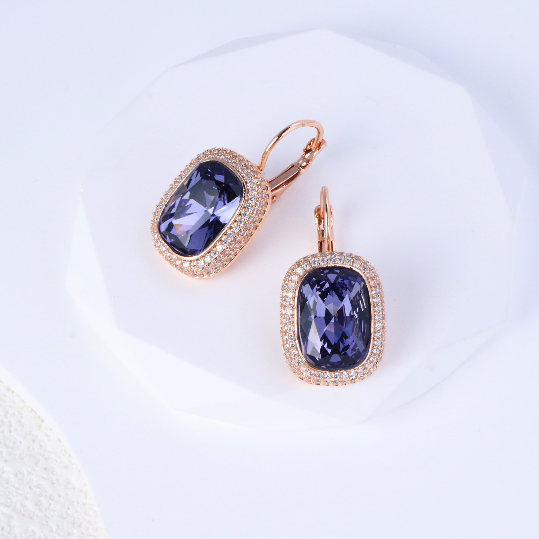 Elegant Austrian Crystal Set Lasting Shine for Wedding or Parties-6